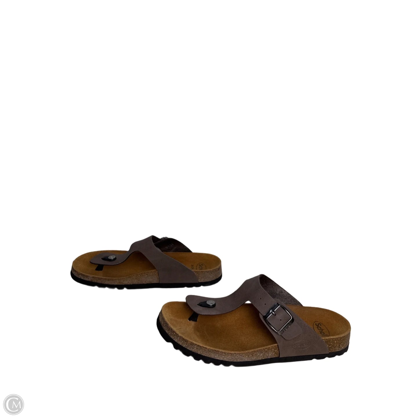 Shoes Flats By Scholl In Brown, Size: 10