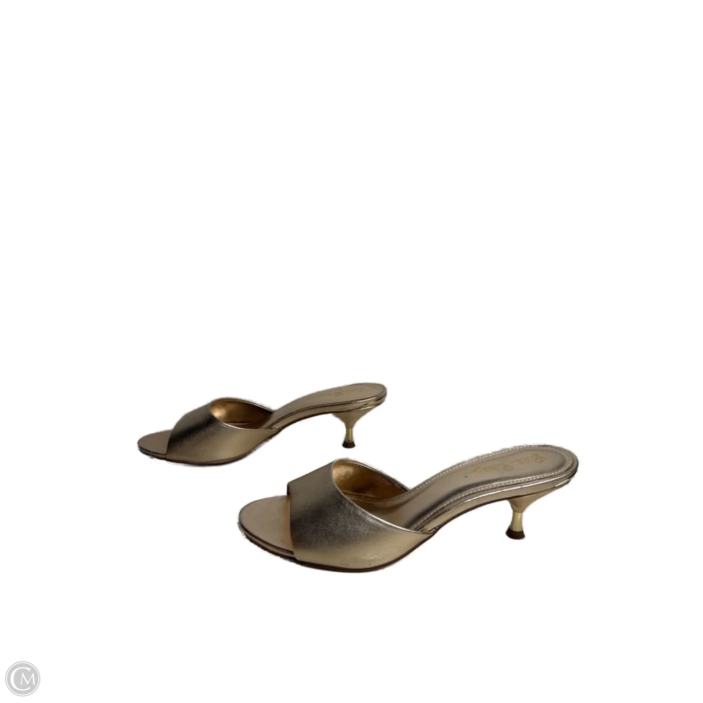 Shoes Designer By Lilly Pulitzer In Gold, Size: 7.5