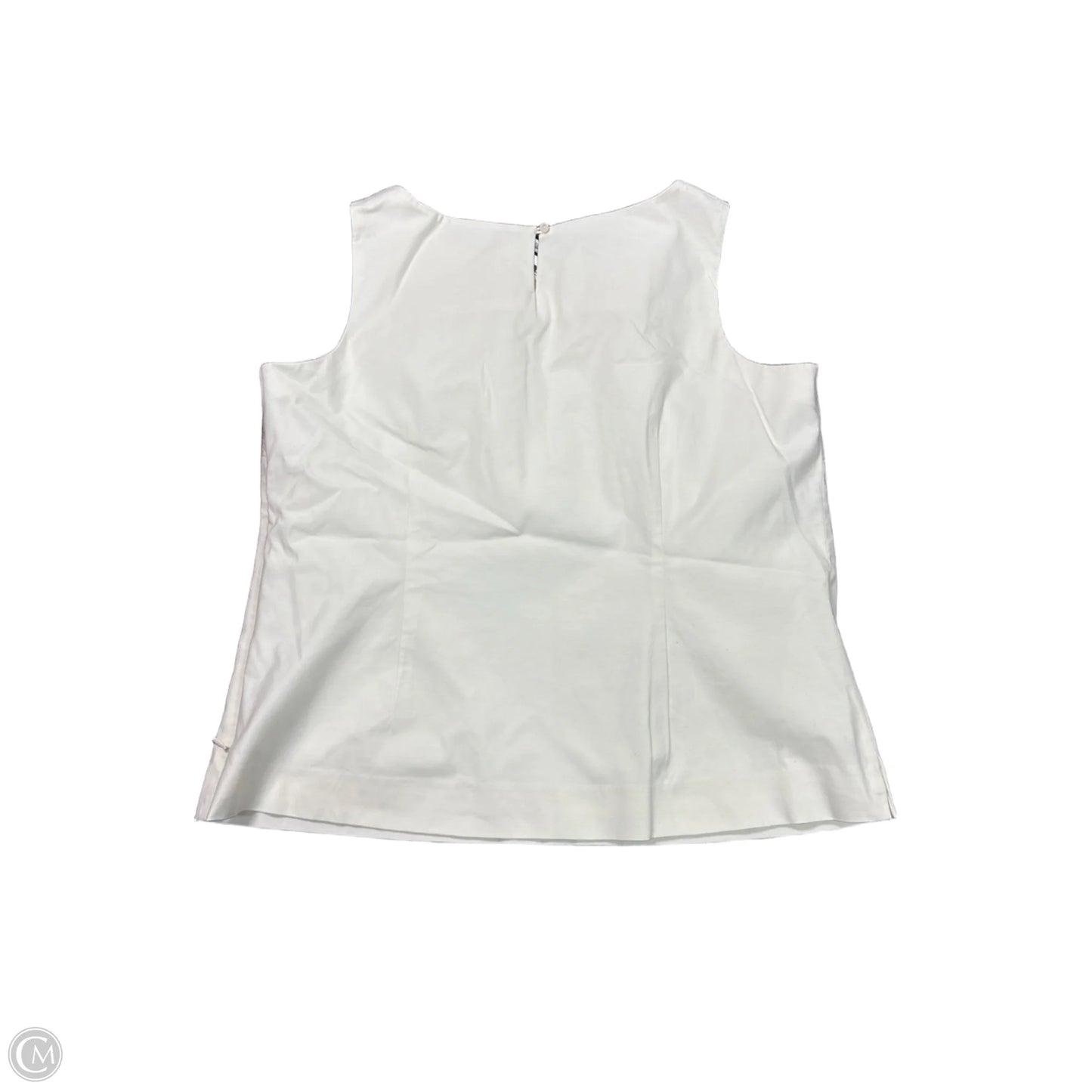 Top Sleeveless By Talbots In White, Size: Lp
