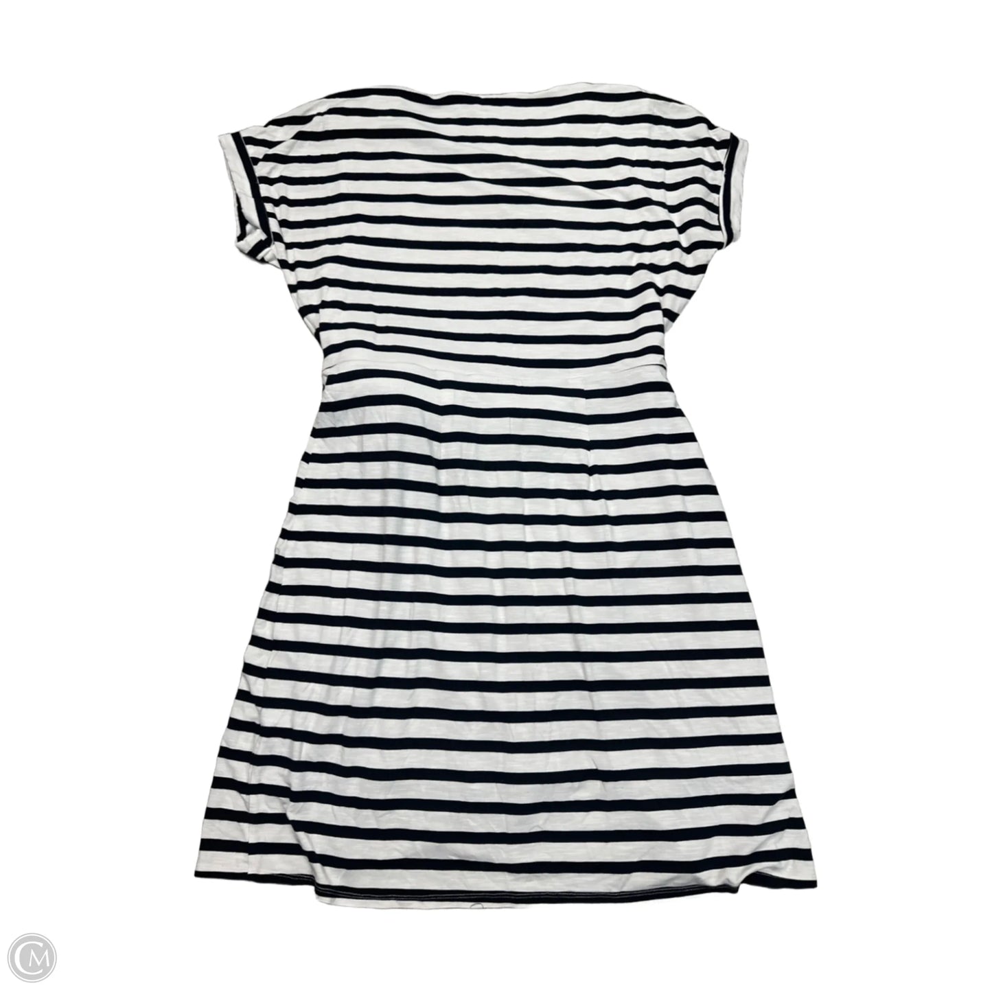 Dress Casual Midi By Chaps In White, Size: L