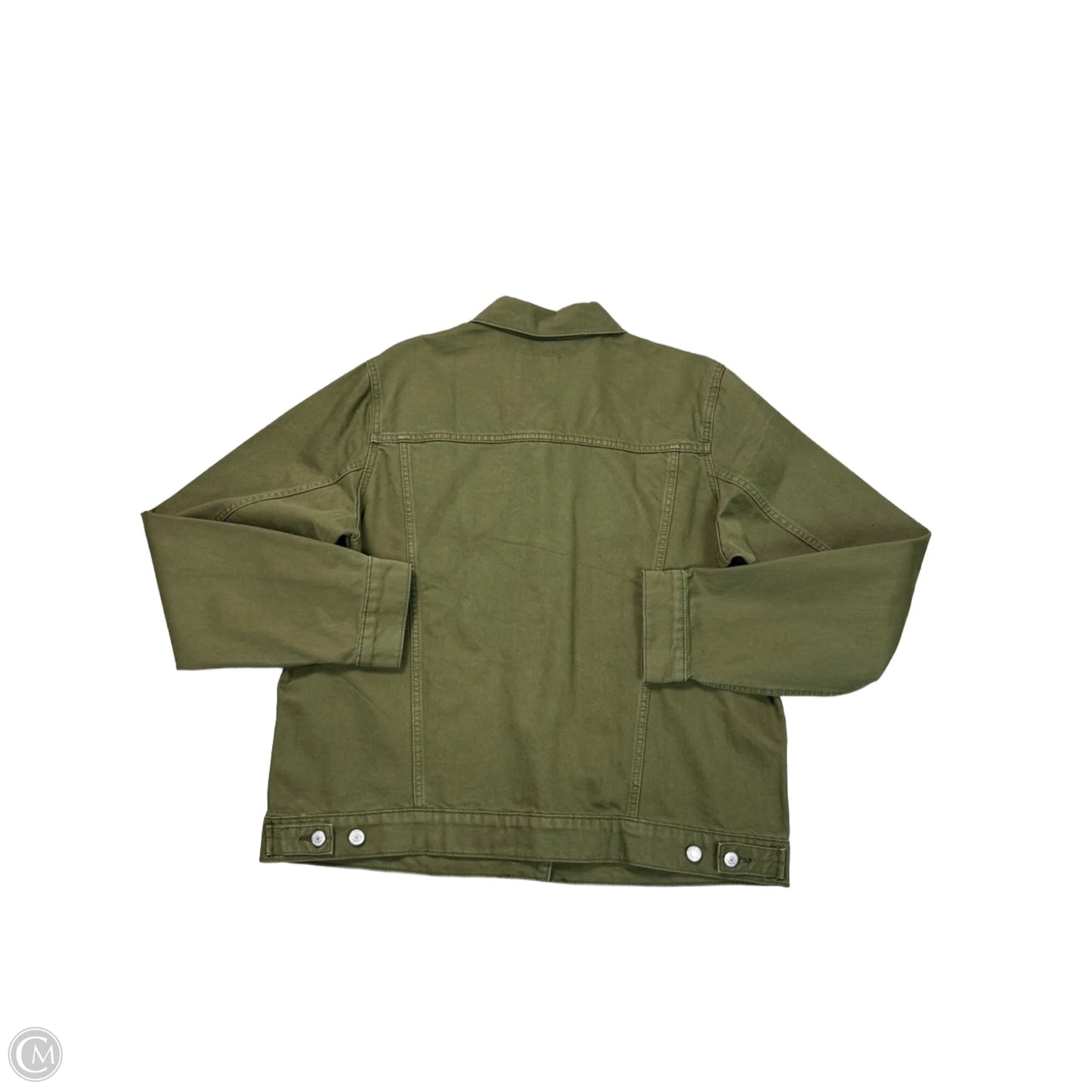 Jacket Denim By Old Navy In Green Denim, Size: Xl