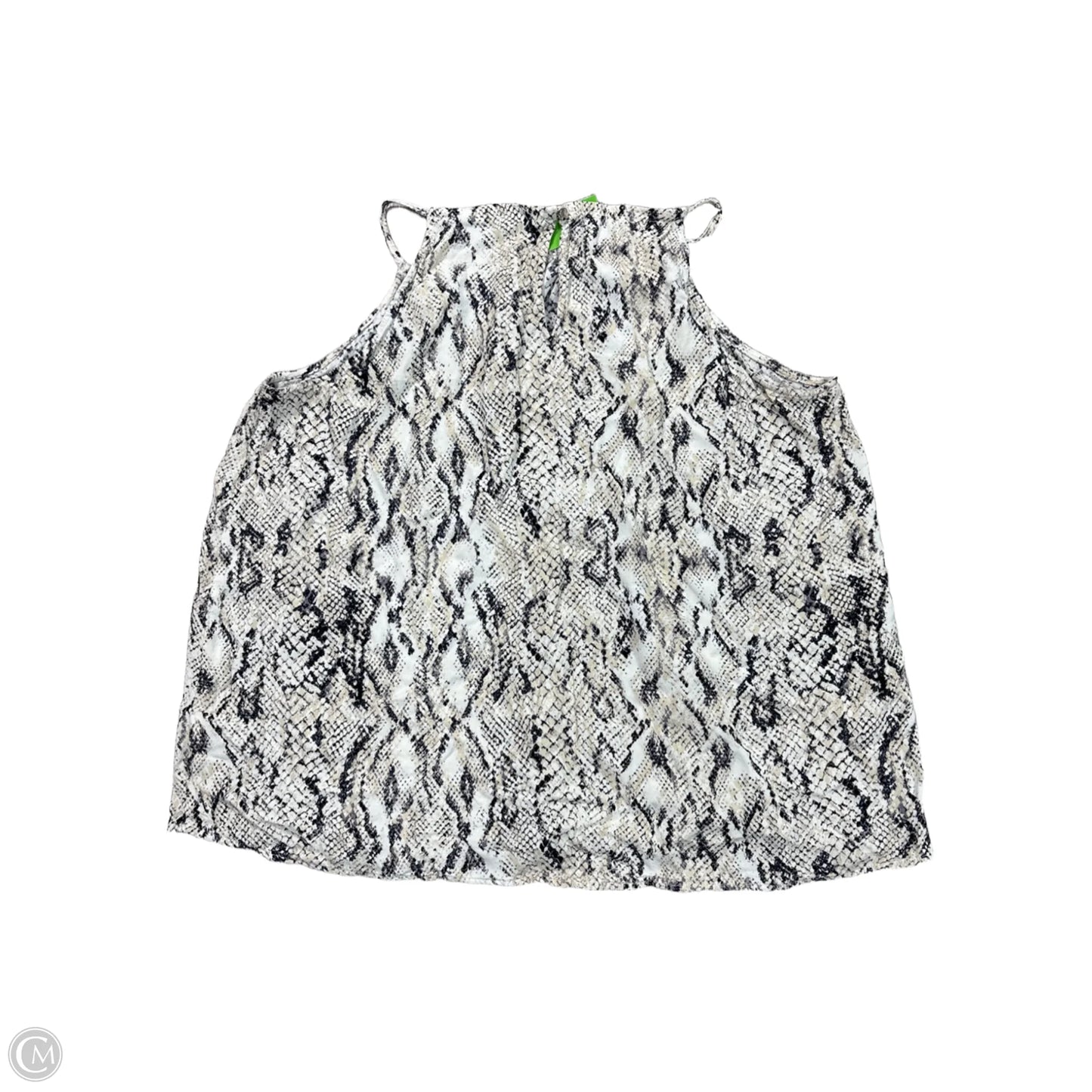 Top Sleeveless Basic By Maurices In Snakeskin Print, Size: Xl