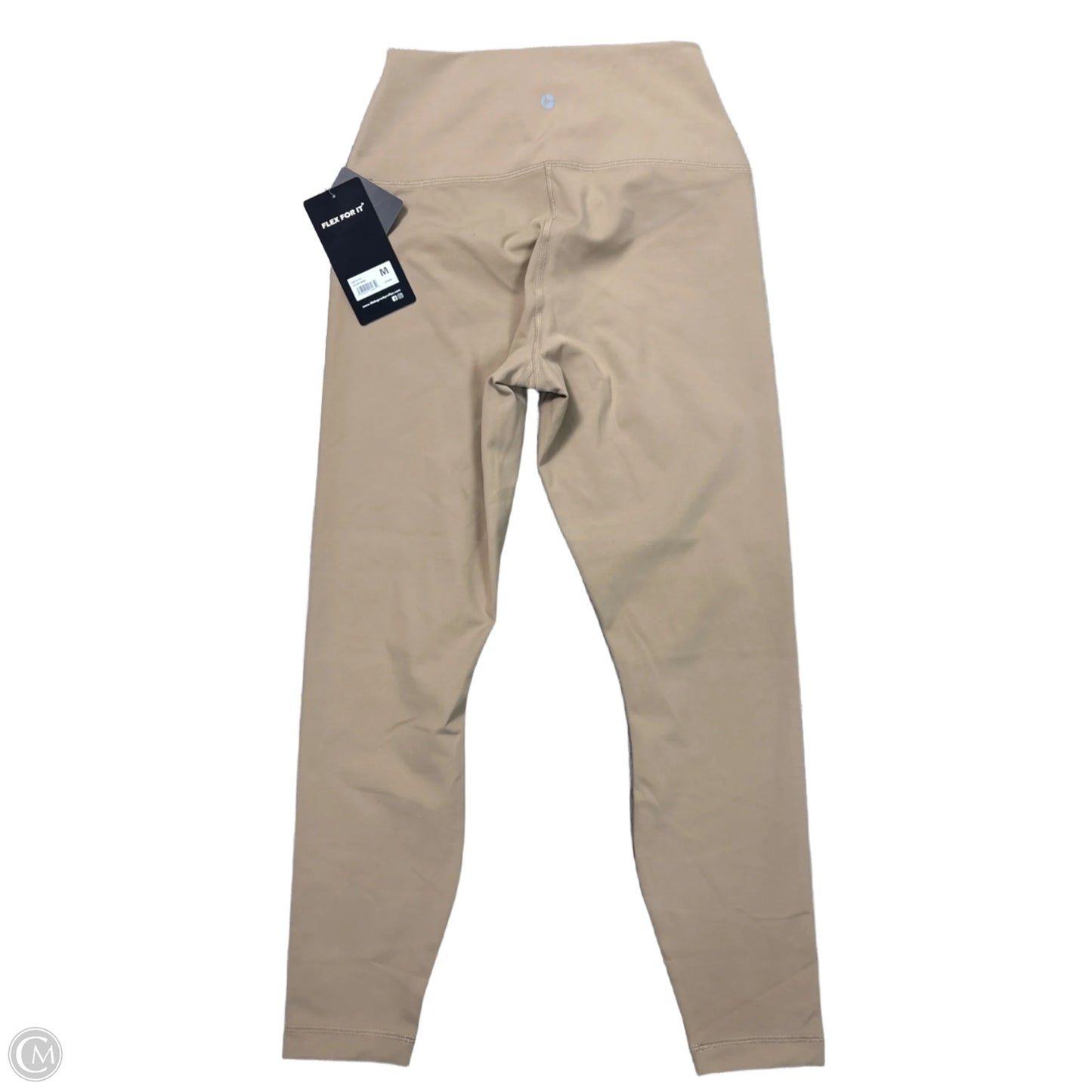 Athletic Leggings By 90 Degrees By Reflex In Beige, Size: M
