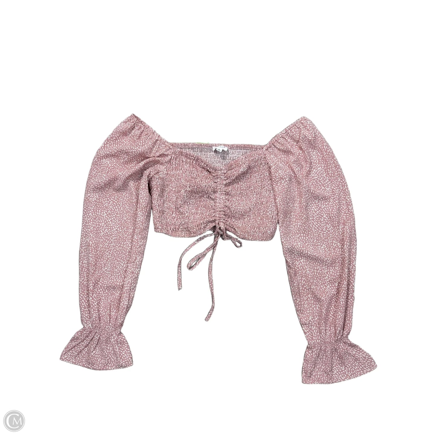 Top 3/4 Sleeve Basic By Le Lis In Pink, Size: S