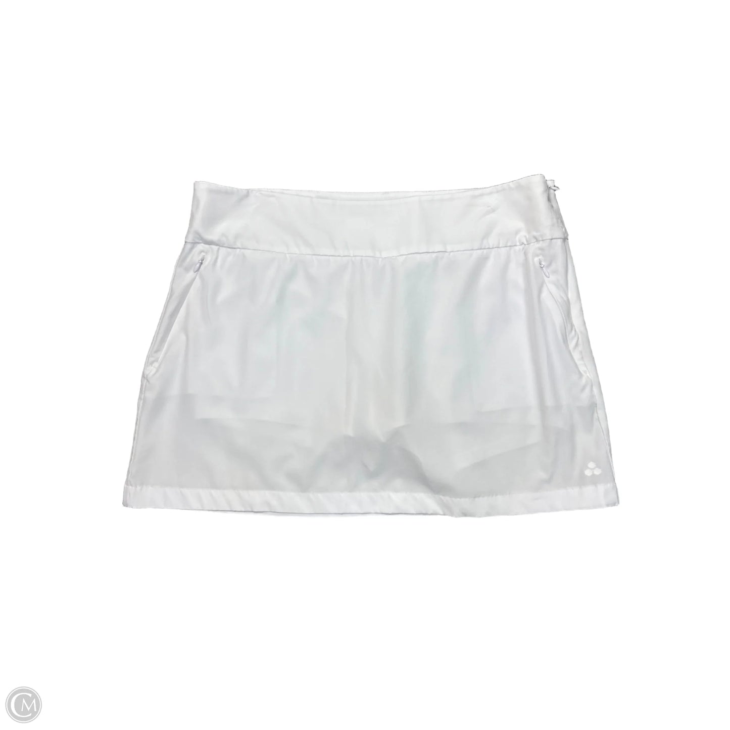 Athletic Skort By Tek Gear In White, Size: L