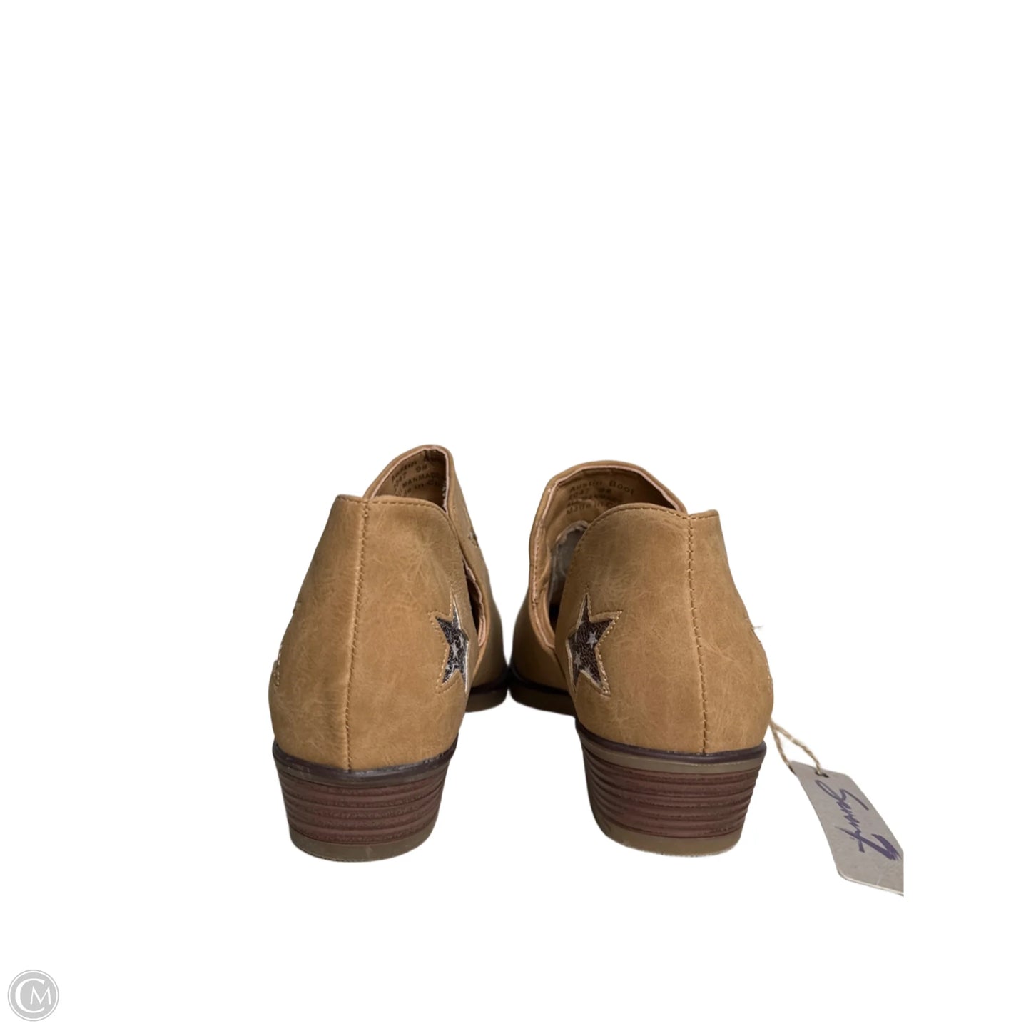 Boots Ankle Flats By Seven 7 In Tan, Size: 9