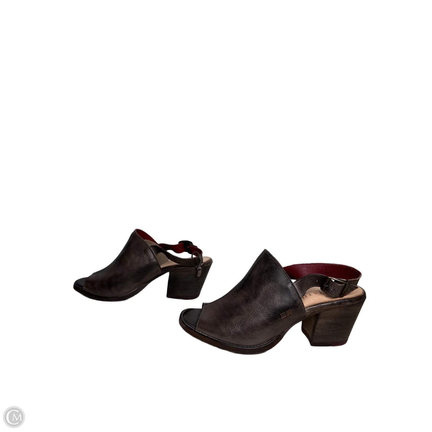 Sandals Heels Block By Bed Stu Size: 8