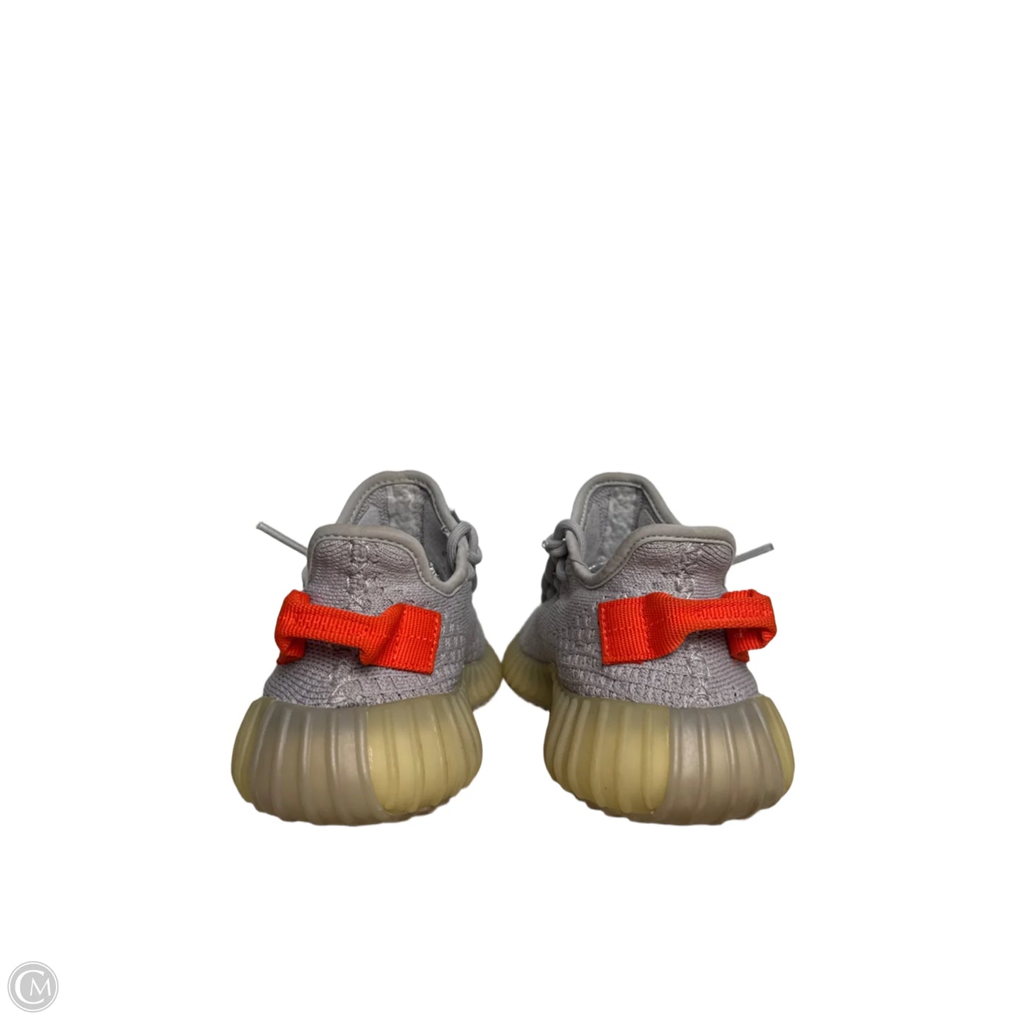 Shoes Luxury Designer By Yeezy In Grey, Size: 6