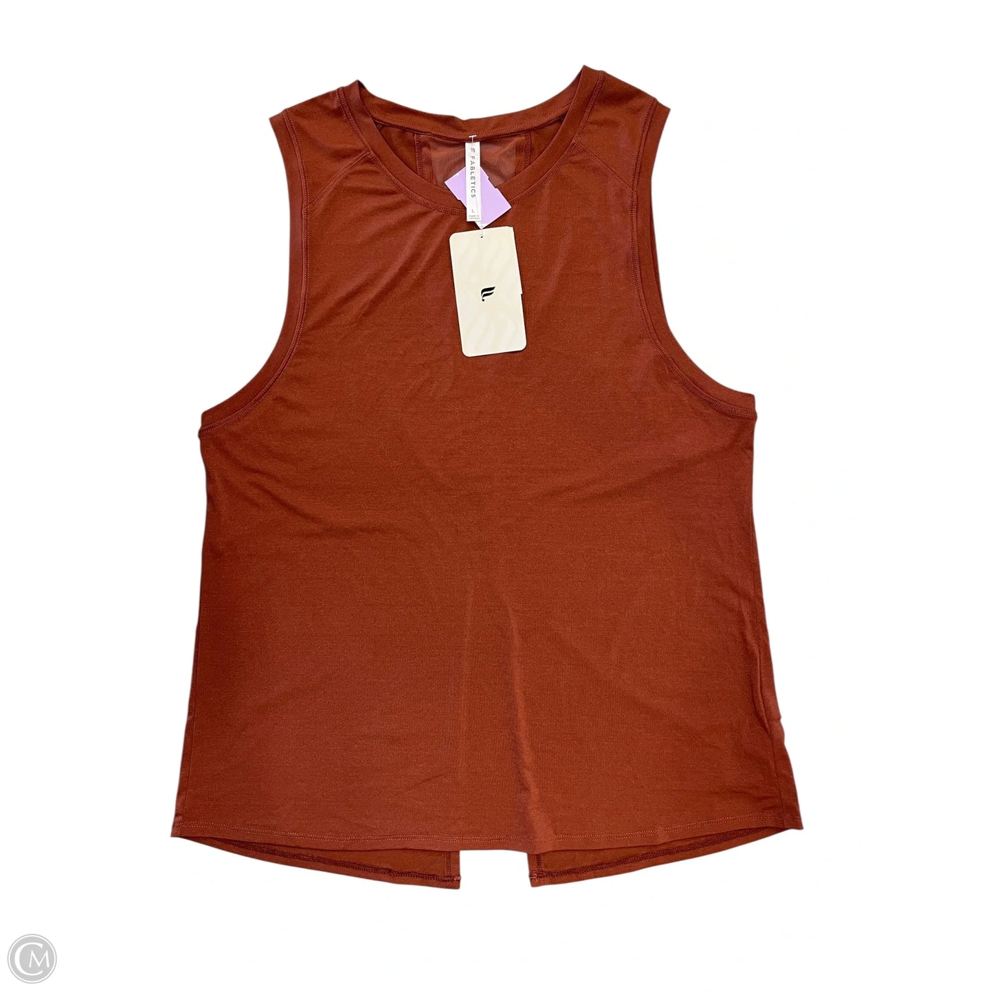 Athletic Tank Top By Fabletics In Brown, Size: L