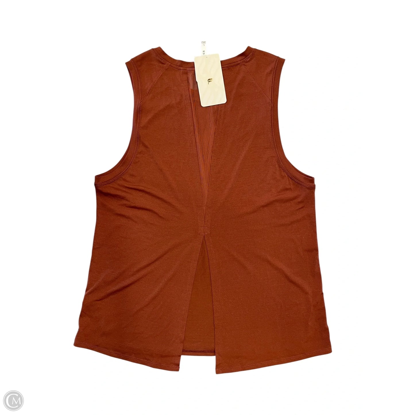 Athletic Tank Top By Fabletics In Brown, Size: L