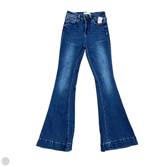 Jeans Flared By Vervet In Blue Denim, Size: 2