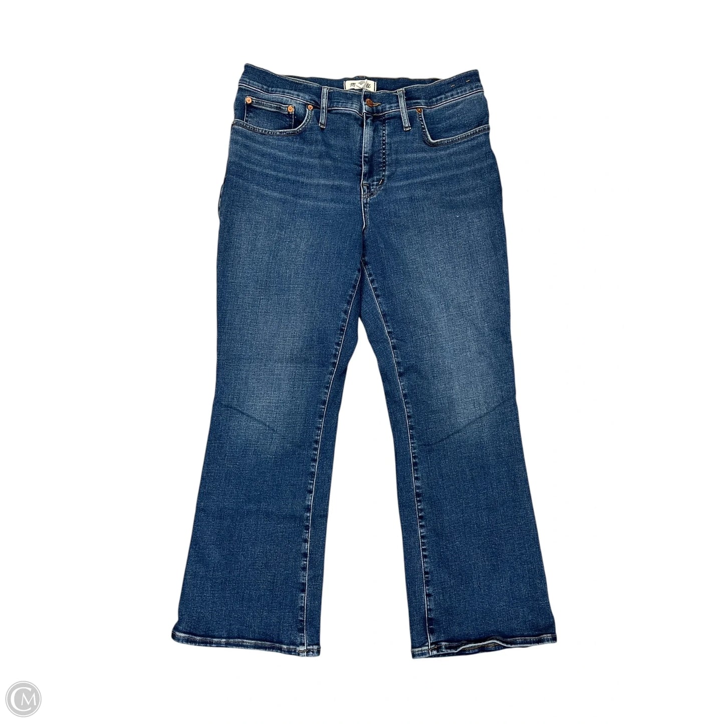 Jeans Boot Cut By Madewell In Blue Denim, Size: 12