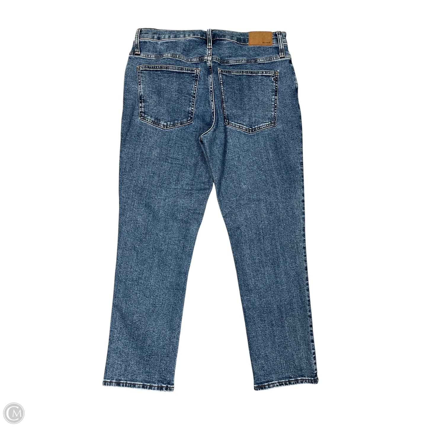 Jeans Straight By Madewell In Blue Denim, Size: 10