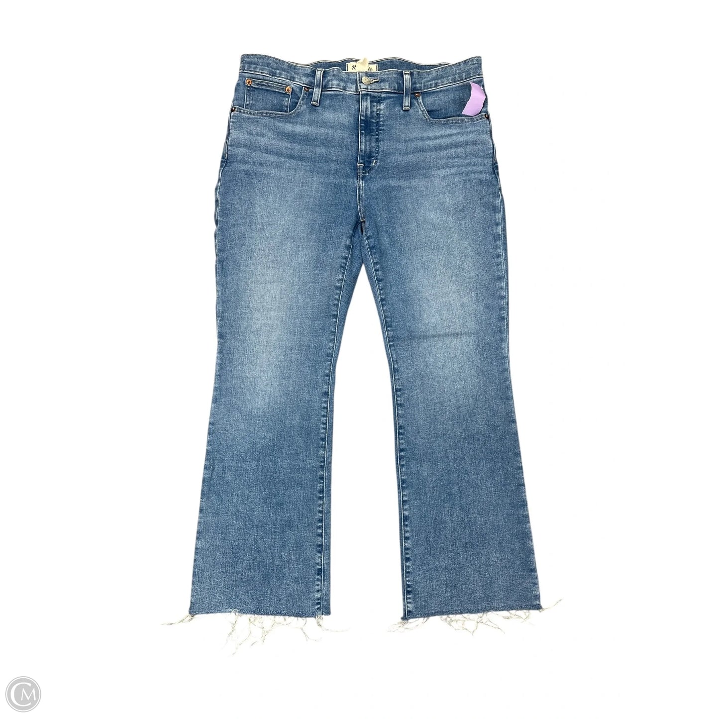 Jeans Boot Cut By Madewell In Blue Denim, Size: 12