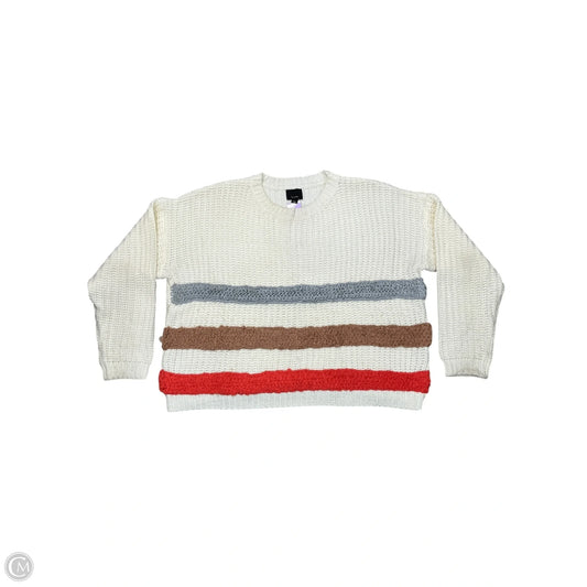 Sweater By Lumiere In Cream, Size: L