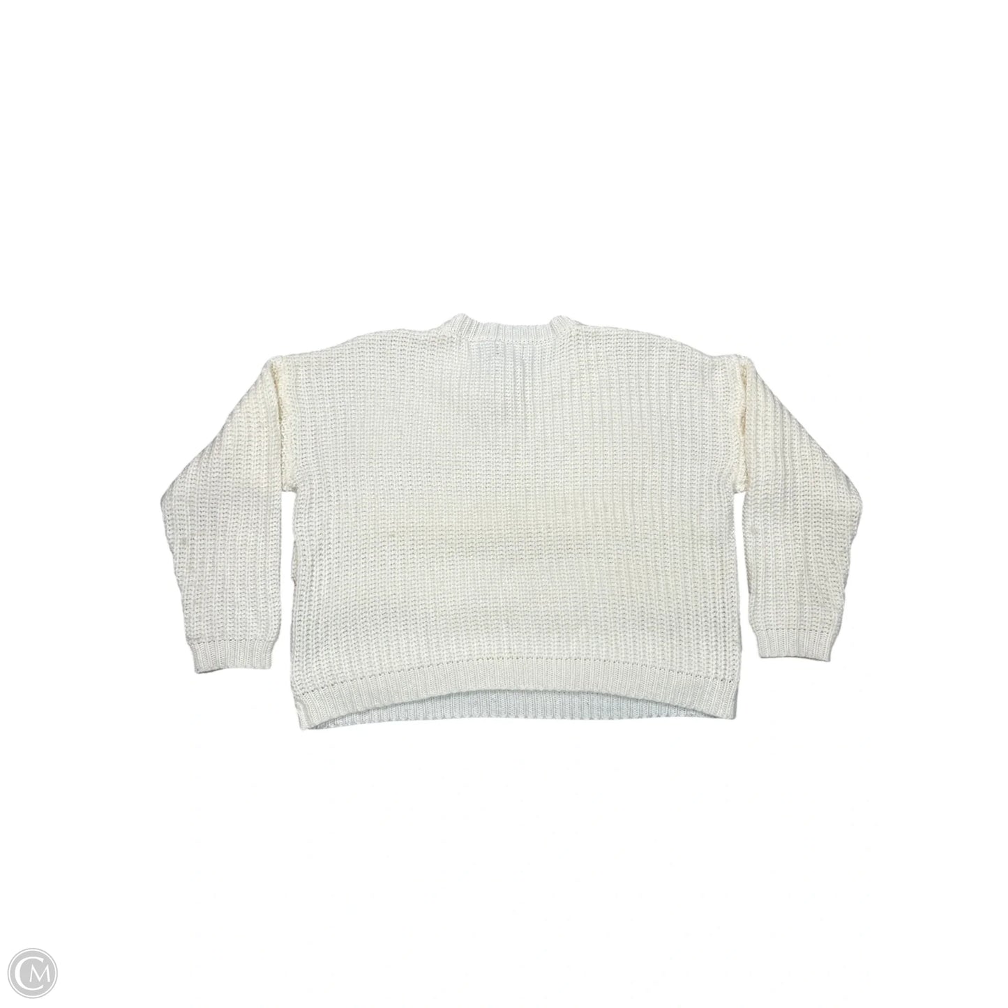 Sweater By Lumiere In Cream, Size: L