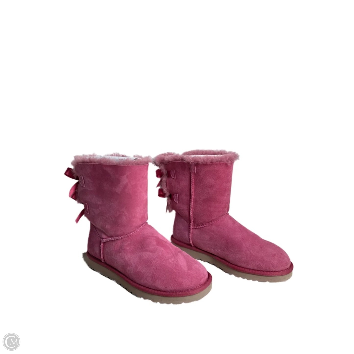 Boots Designer By Ugg In Pink, Size: 8