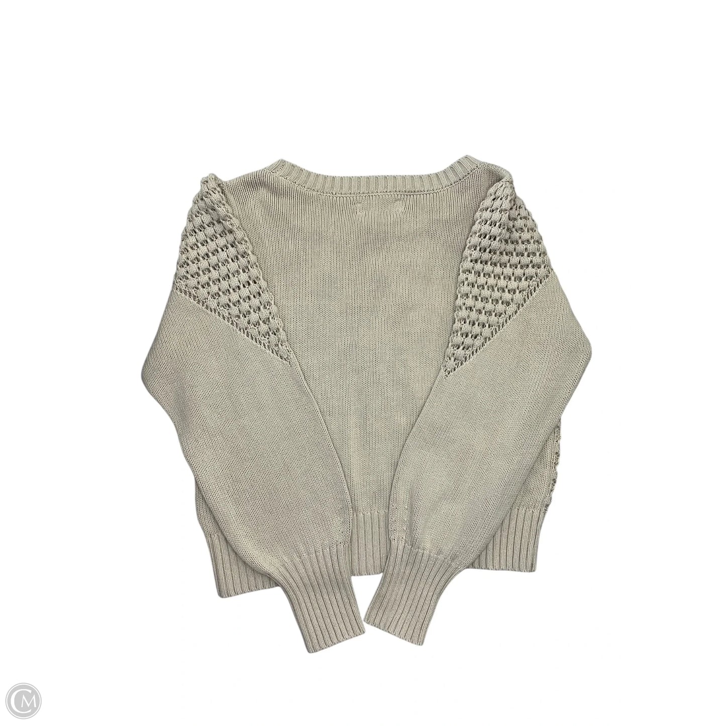 Sweater By Lucky Brand In Cream, Size: L