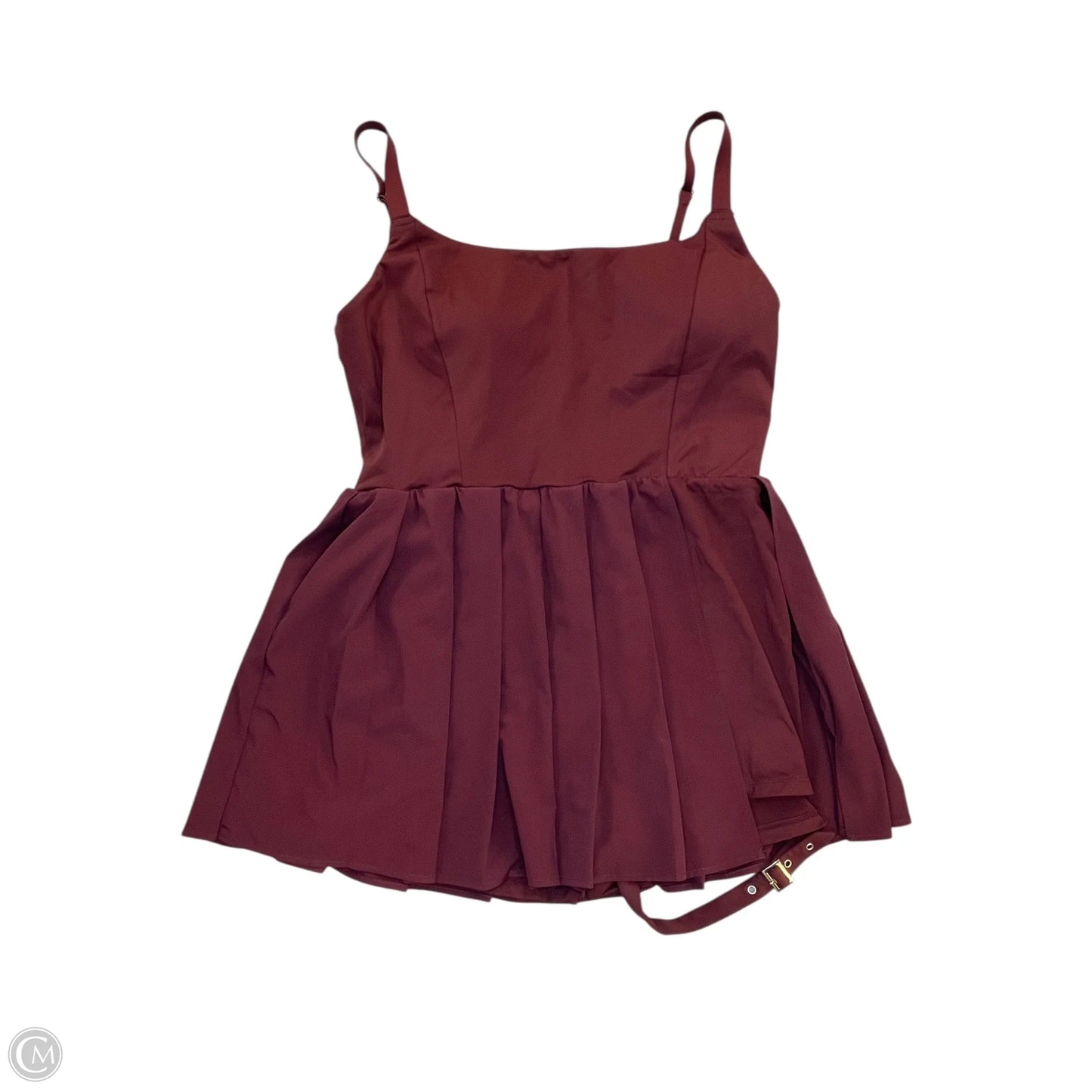 Athletic Dress By Clothes Mentor In Maroon, Size: L
