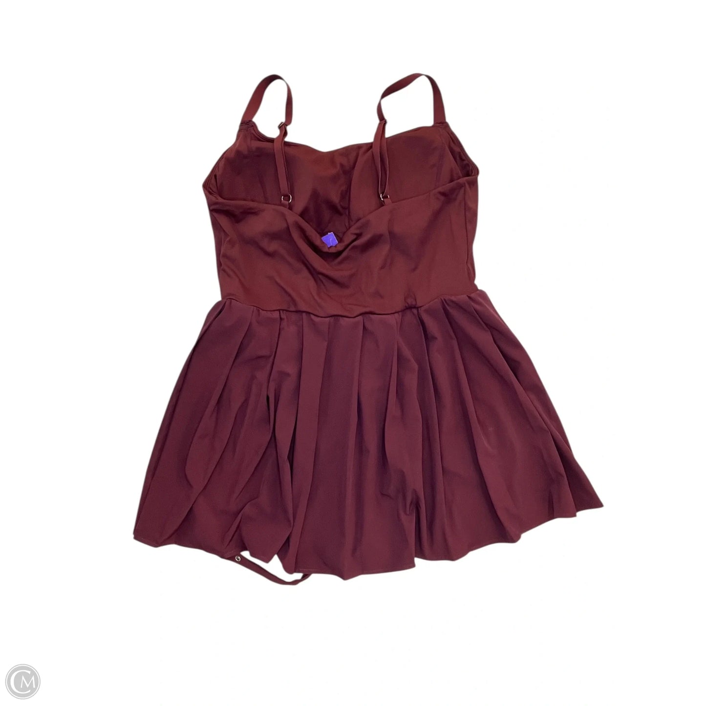Athletic Dress By Clothes Mentor In Maroon, Size: L