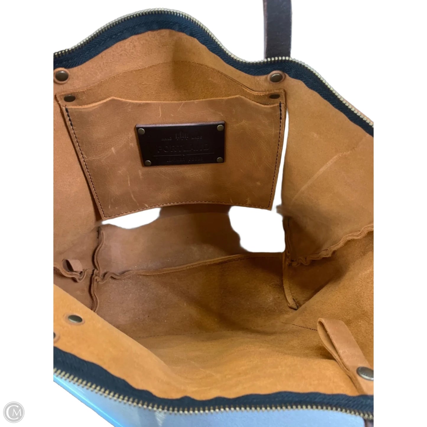 Tote Leather By Portland Leather, Size: Large