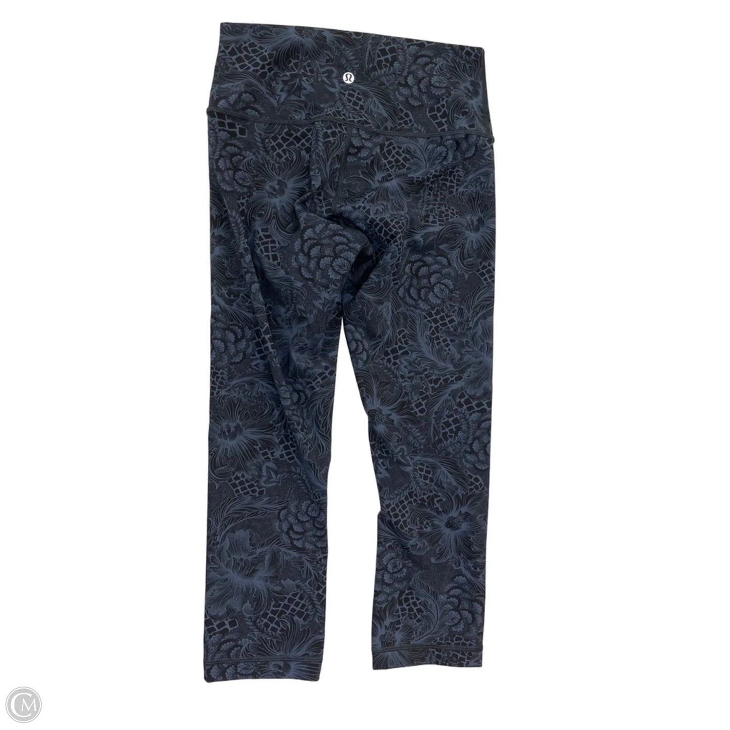 Athletic Leggings Capris By Lululemon In Navy, Size: S