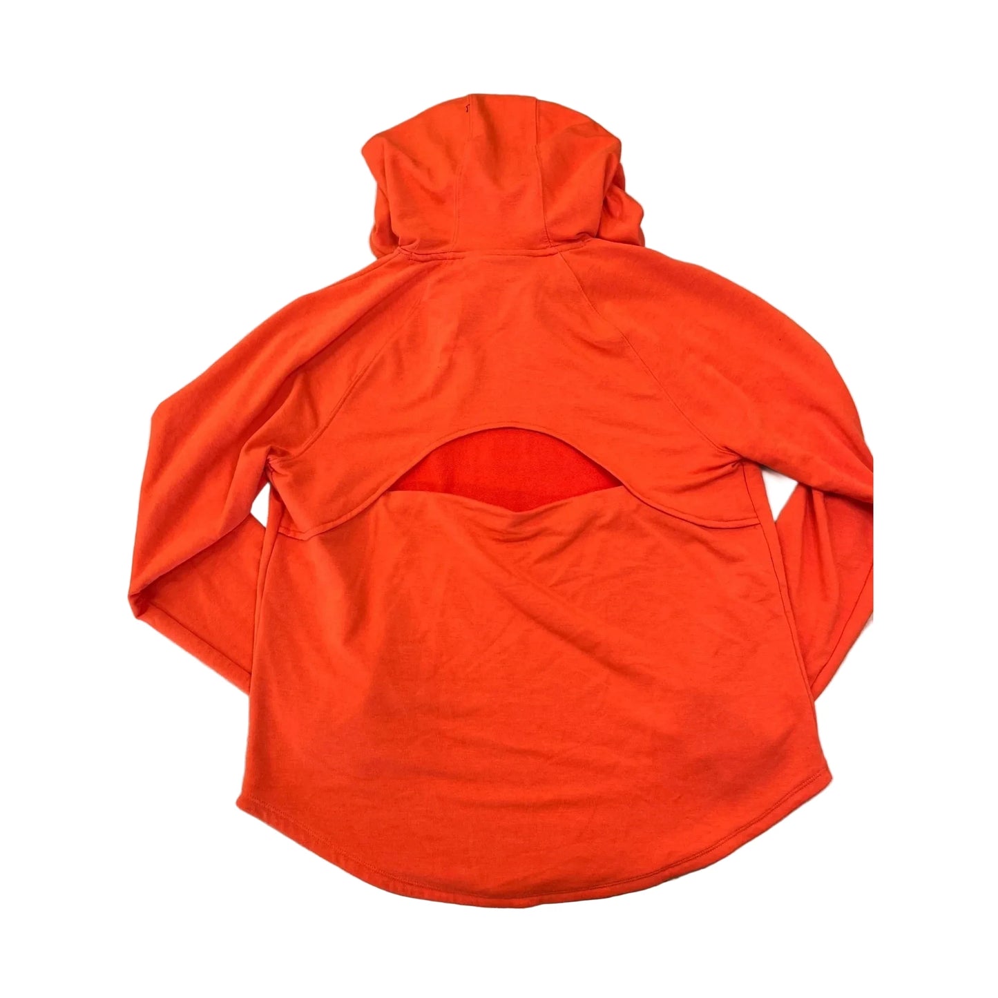 Athletic Sweatshirt Hoodie By Under Armour In Orange, Size: M