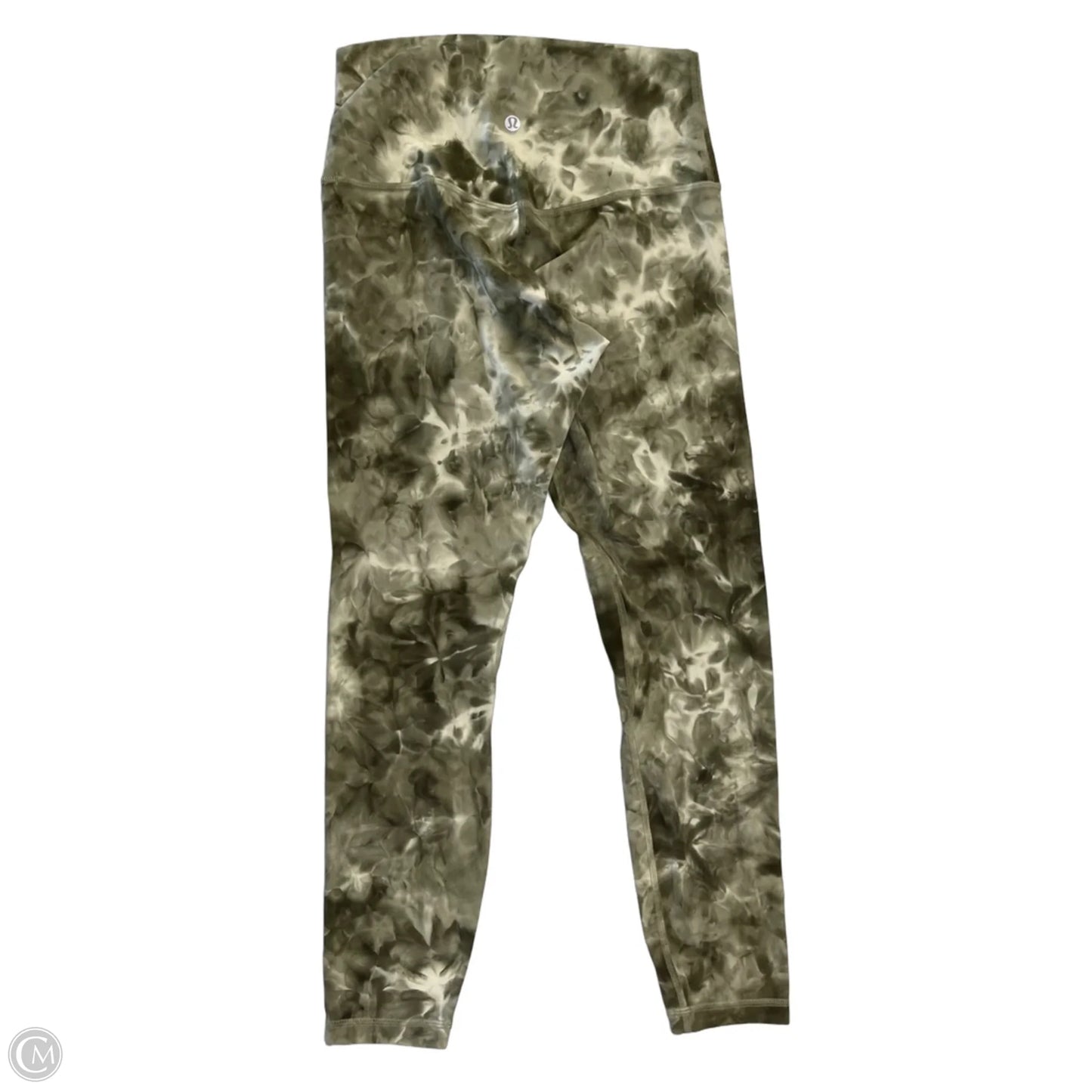 Athletic Leggings By Lululemon In Green, Size: S