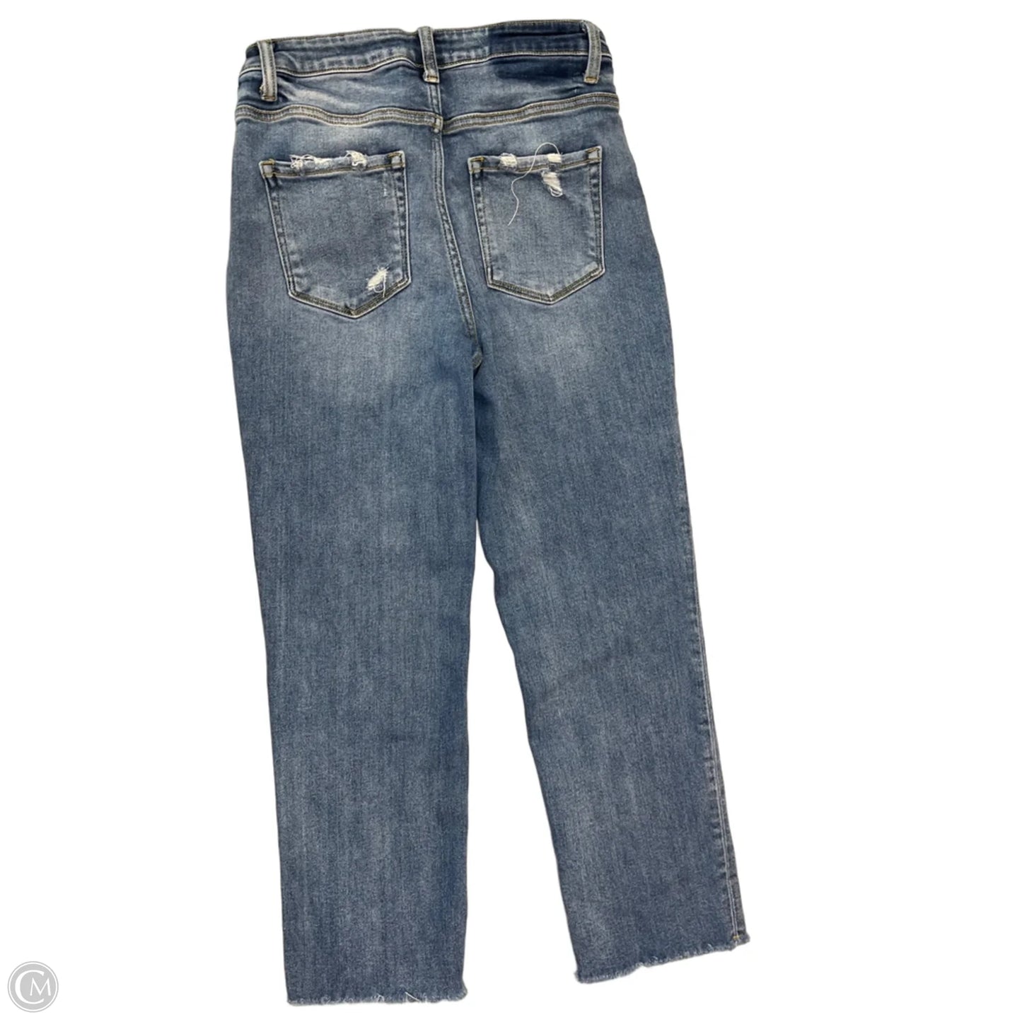 Jeans Straight By Flying Monkey In Blue Denim, Size: 10