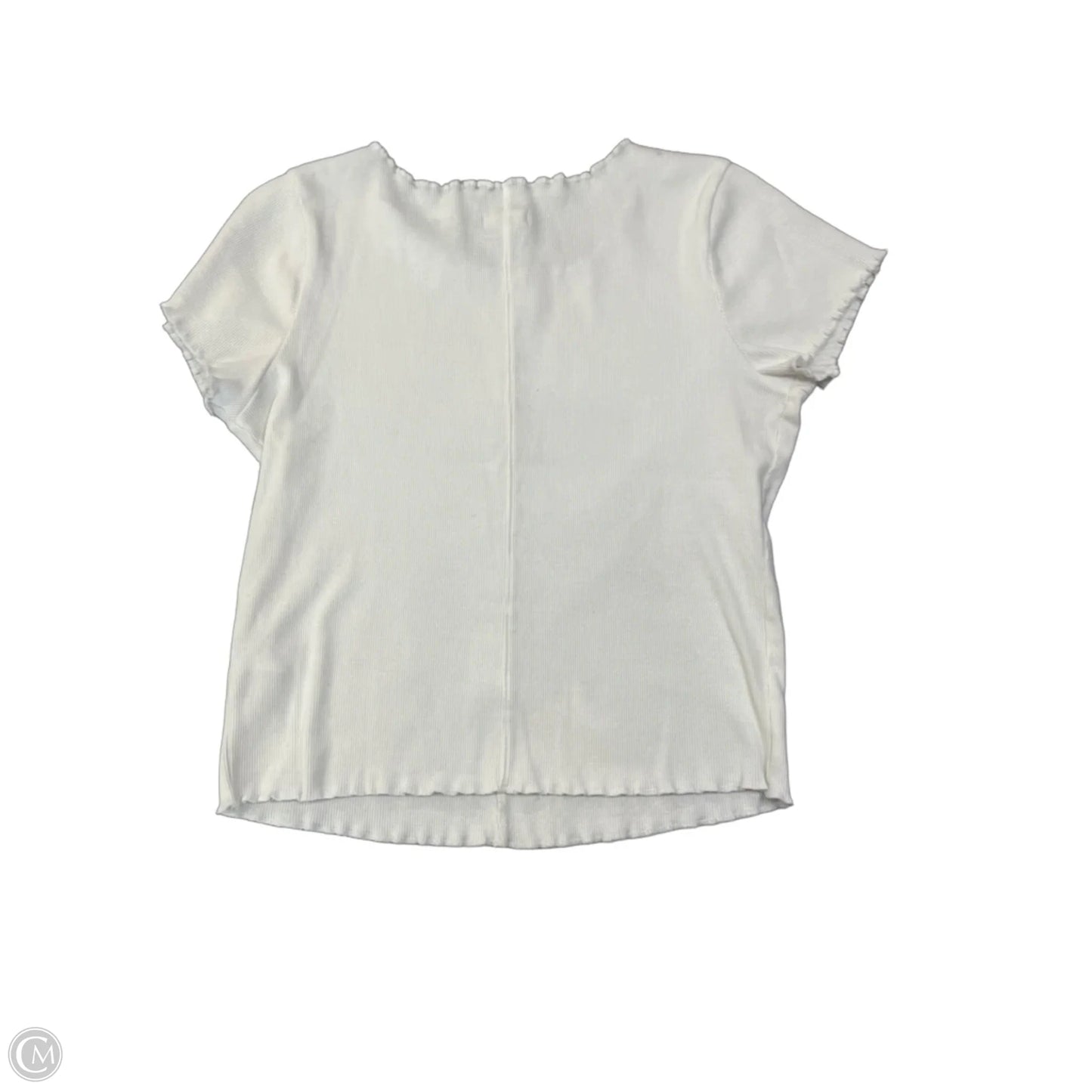 Top Short Sleeve By Pilcro In White, Size: M