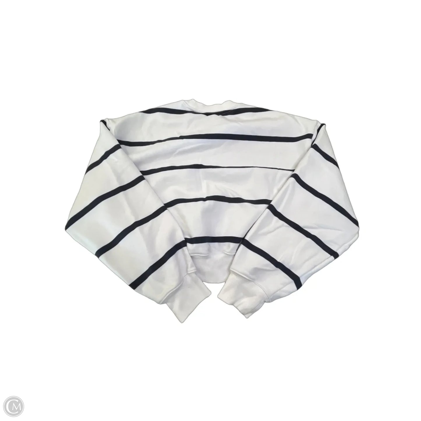 Athletic Sweatshirt Crewneck By Athleta In Striped Pattern, Size: S
