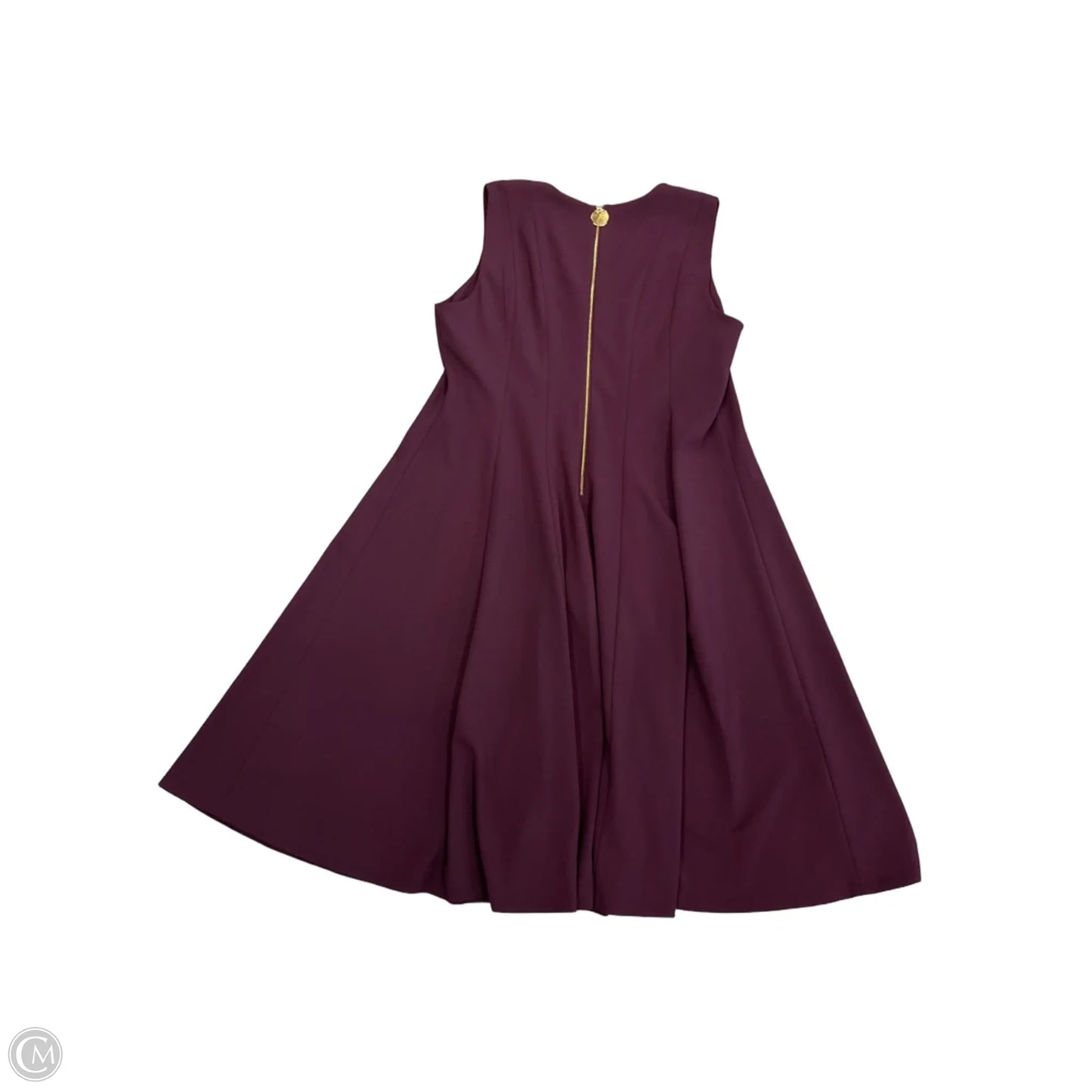 Dress Party Midi By Calvin Klein In Purple, Size: 2x