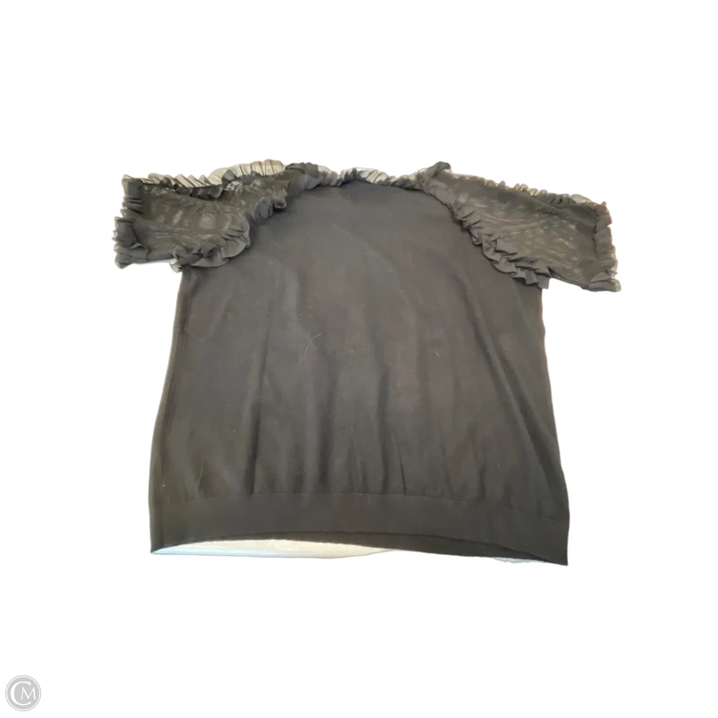 Top Short Sleeve By Sioni In Black, Size: 2x