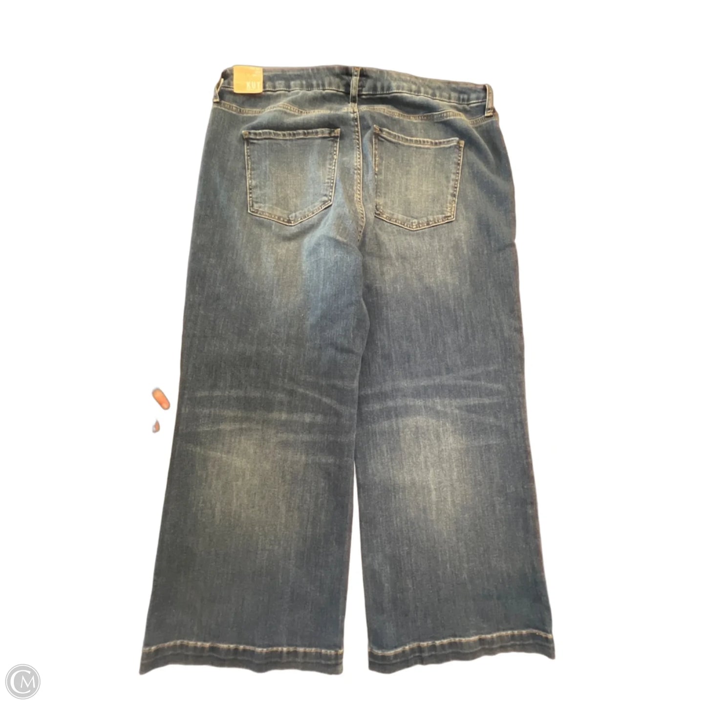 Jeans Wide Leg By Kut In Blue Denim, Size: 16