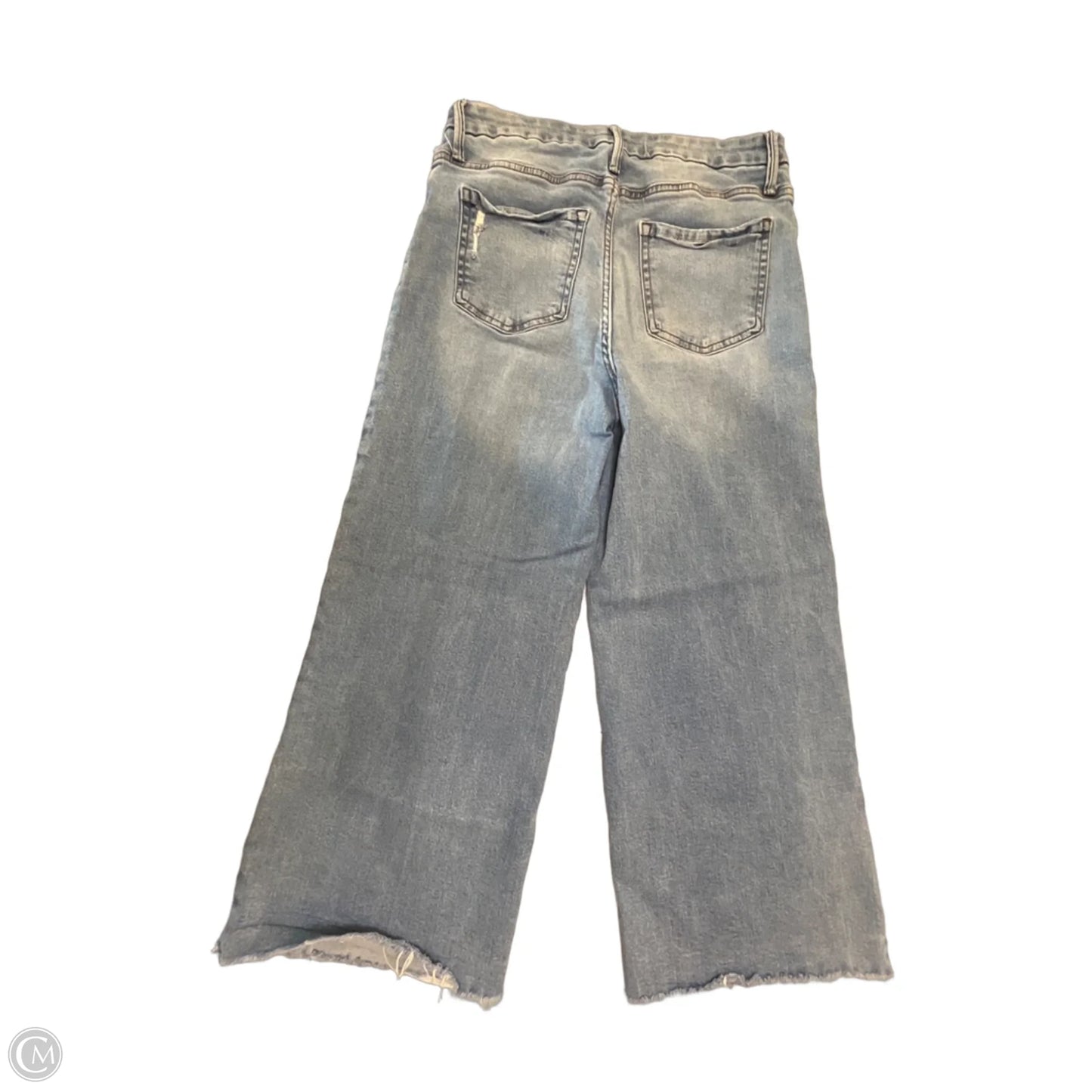 Jeans Wide Leg By Time And Tru In Blue Denim, Size: 10