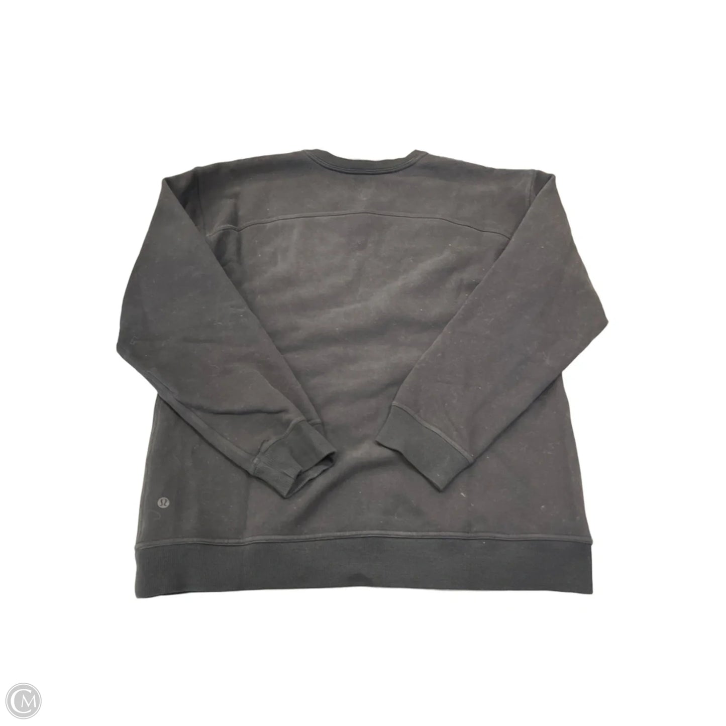 Athletic Sweatshirt Crewneck By Lululemon In Black, Size: L