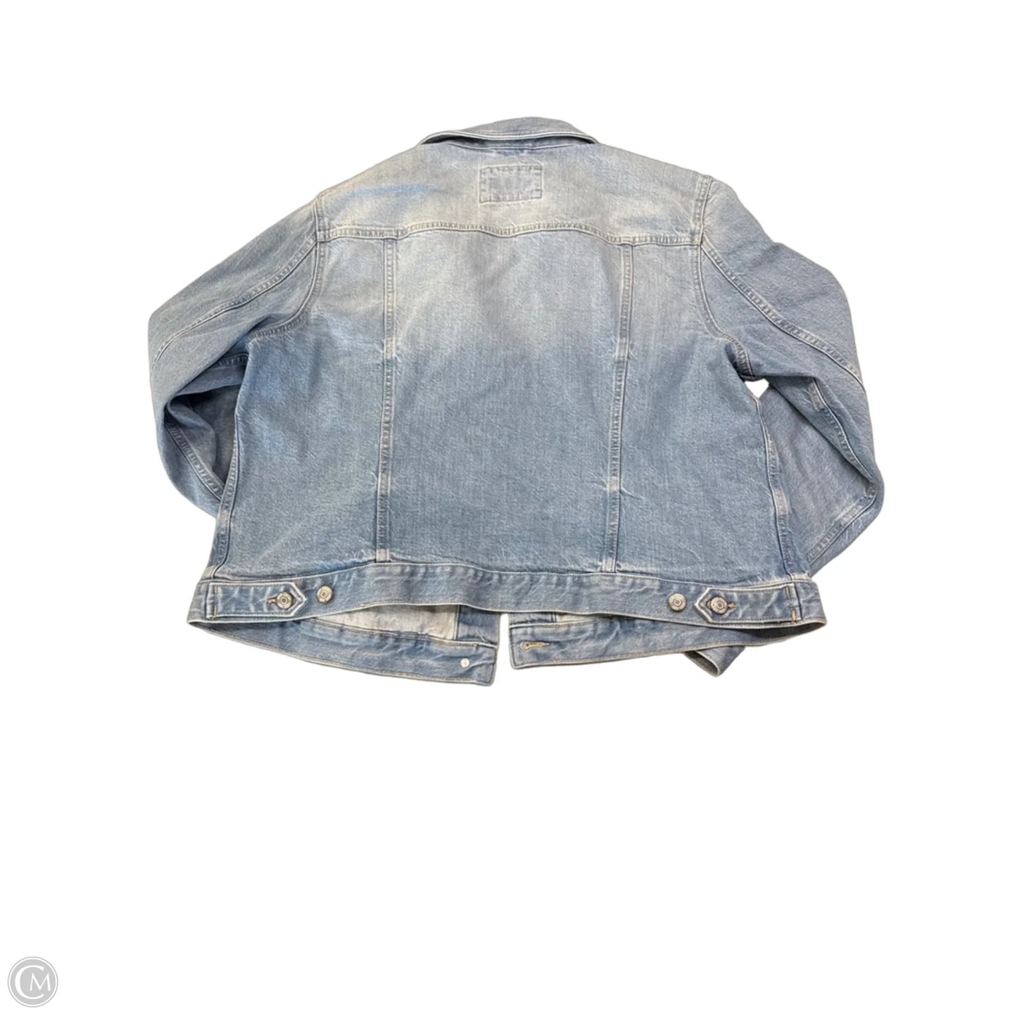 Jacket Denim By Loft In Blue Denim, Size: Xxl