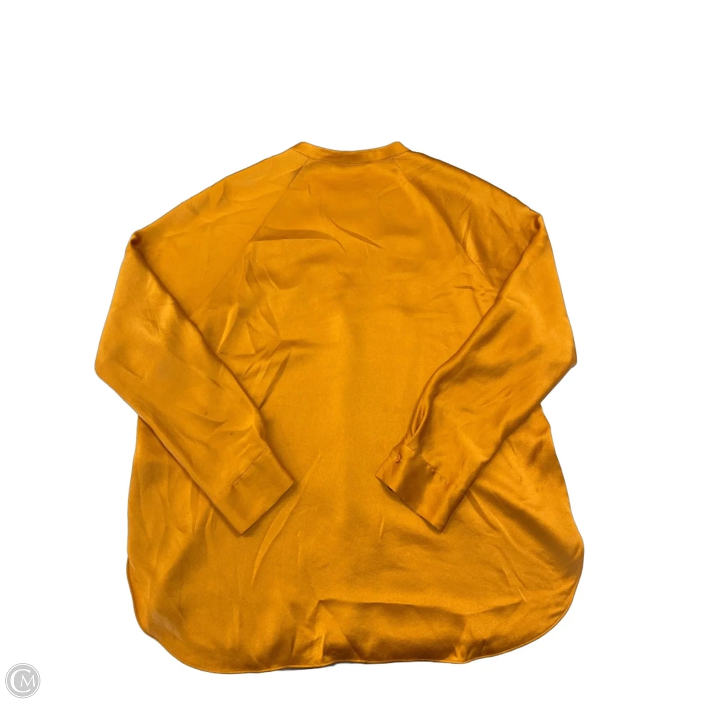 Blouse Long Sleeve By Vince In Orange, Size: M