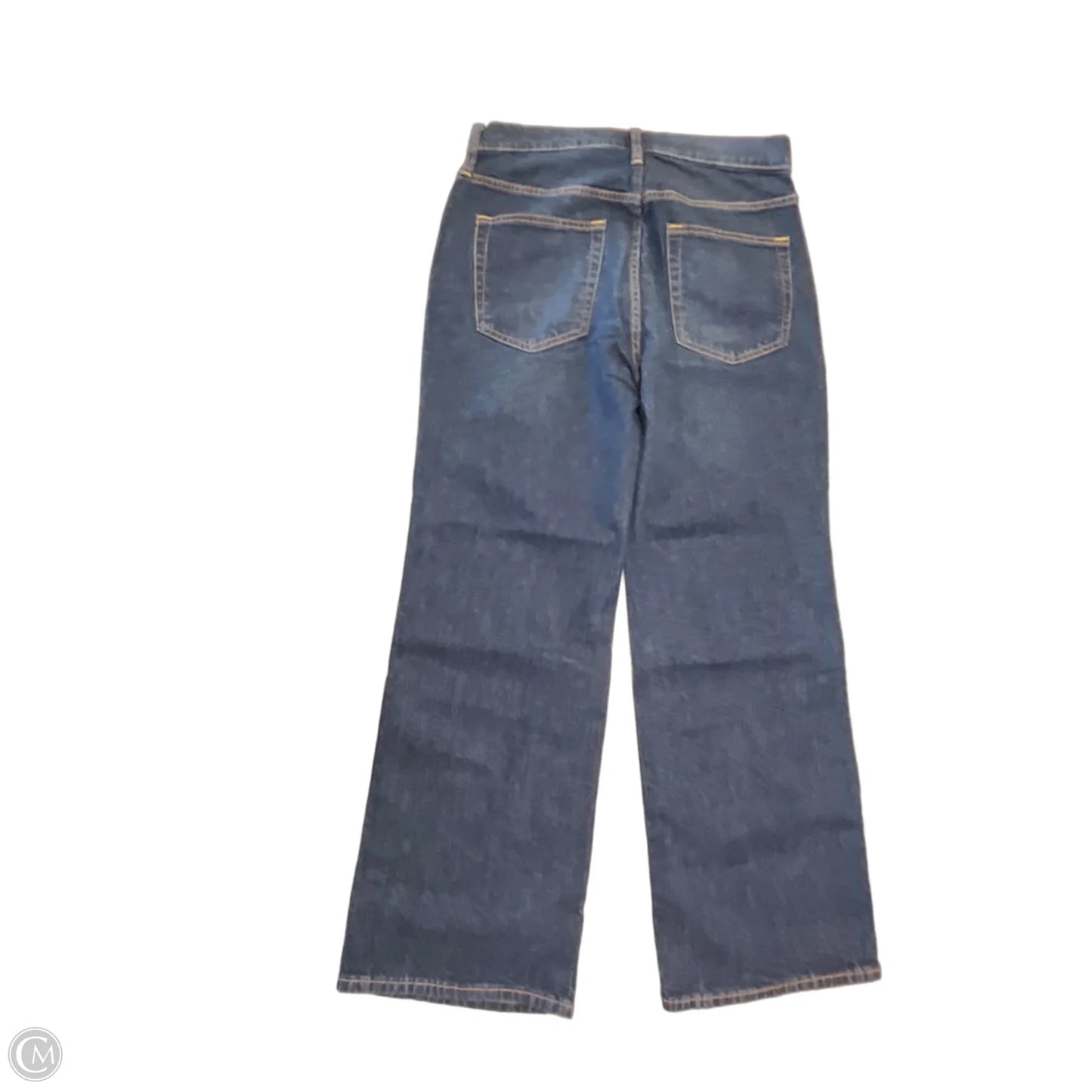 Jeans Wide Leg By Gap In Blue Denim, Size: 10
