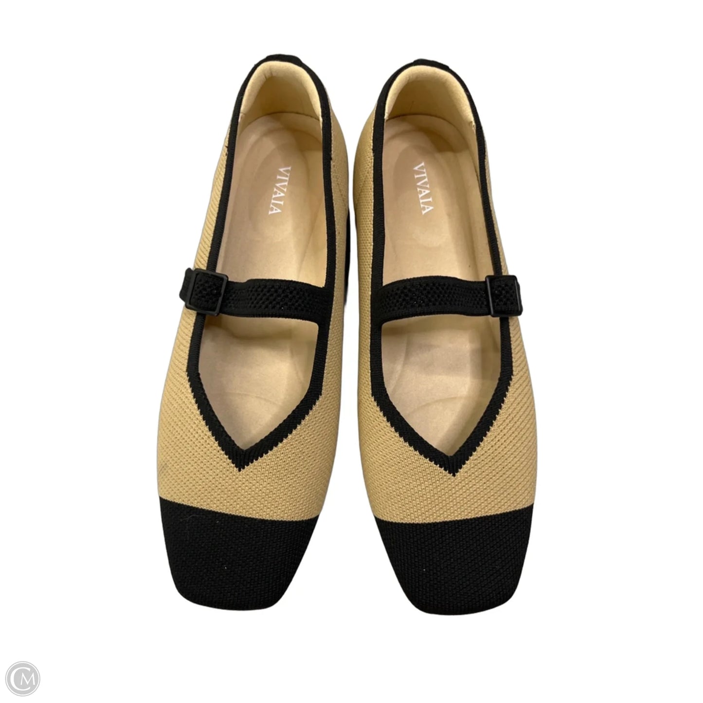 Shoes Flats By Vivaia In Beige, Size: 9.5