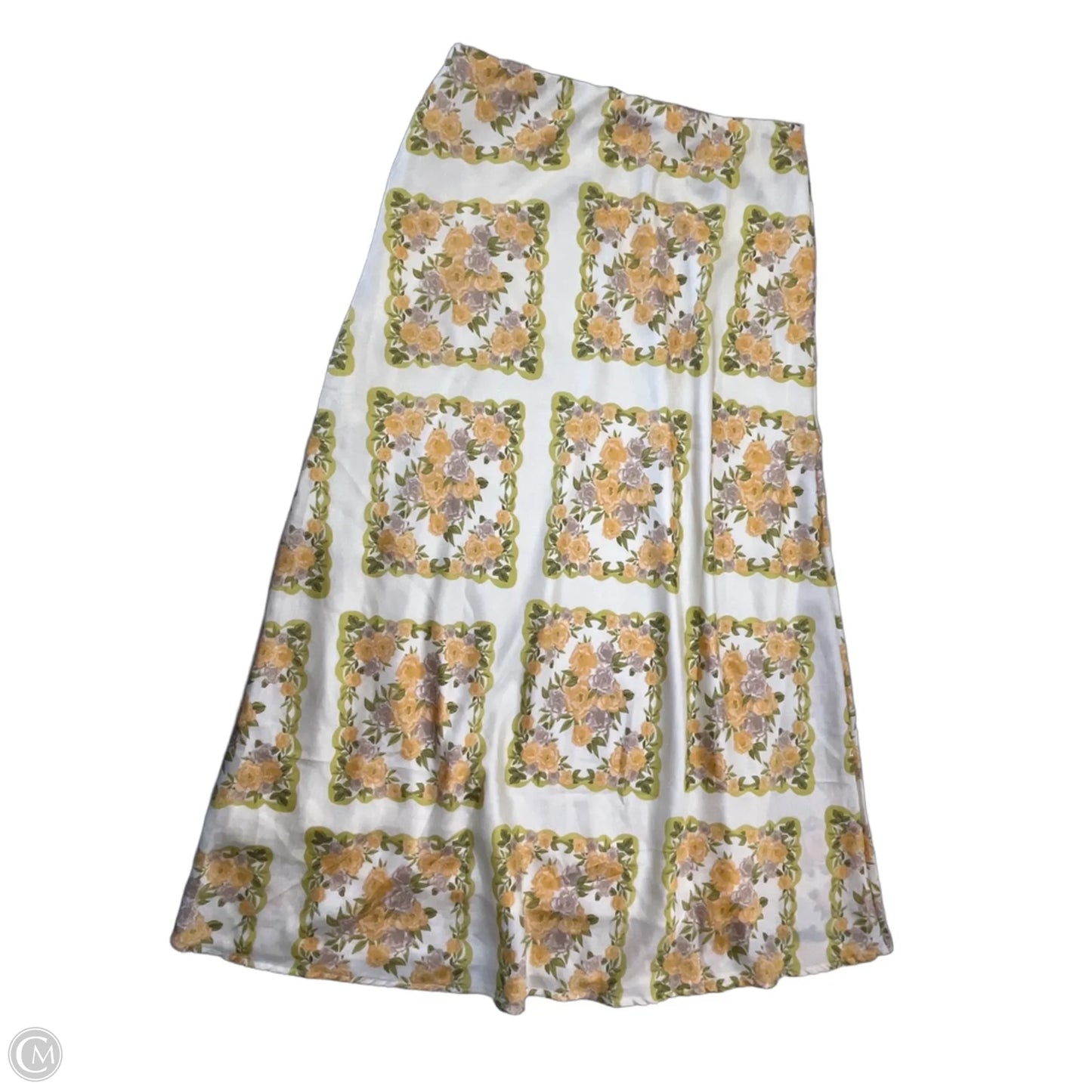 Skirt Maxi By Francesca’s In Cream, Size: L