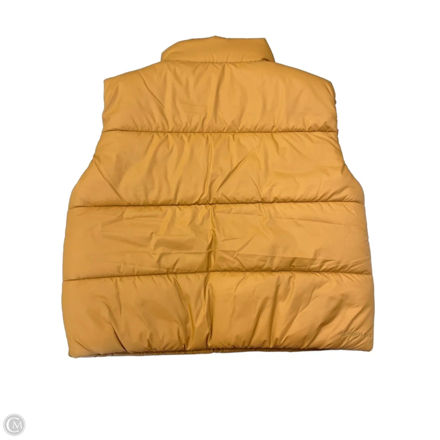 Vest Puffer & Quilted By Nike Apparel In Orange, Size: M