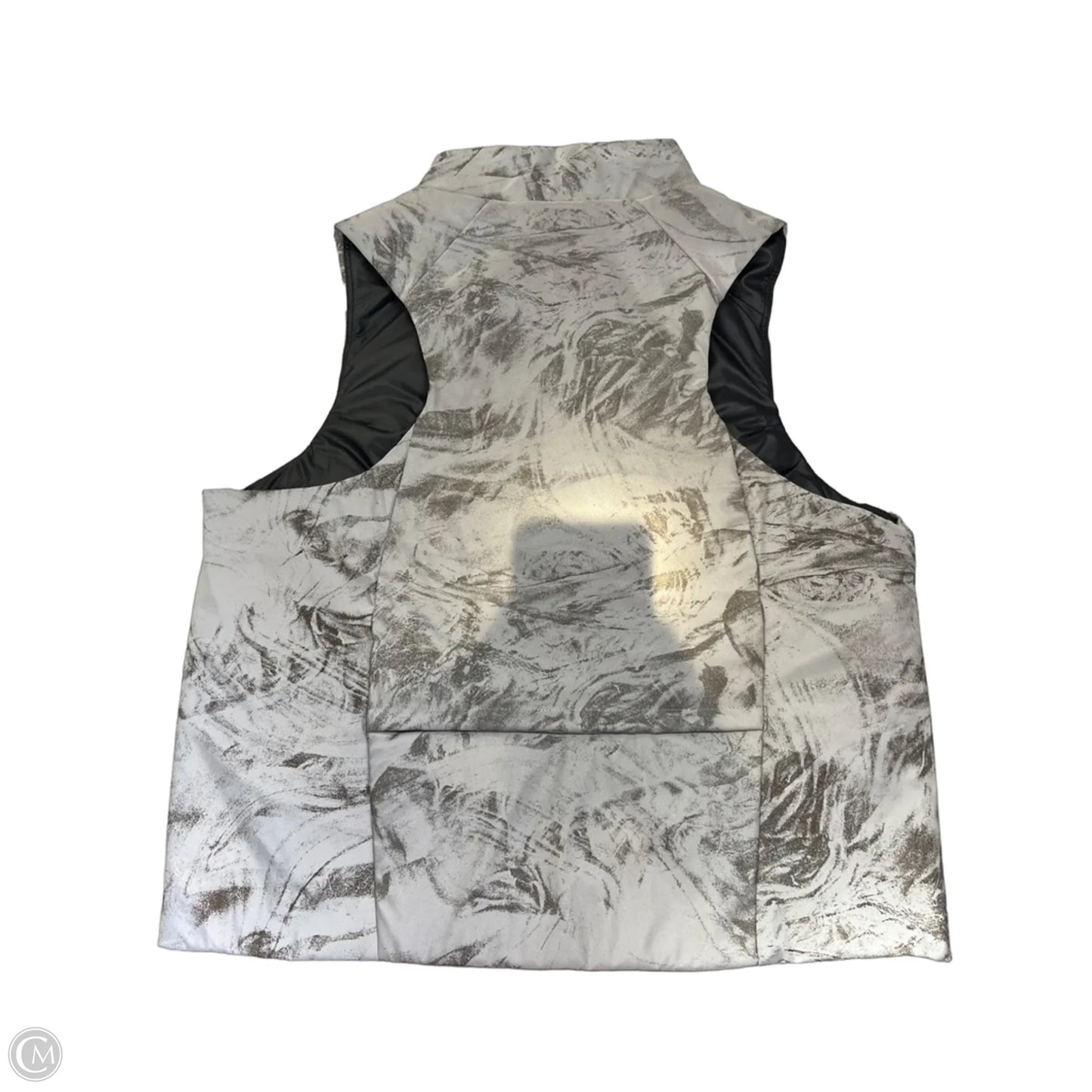 Vest Puffer & Quilted By Nike Apparel In Grey, Size: S