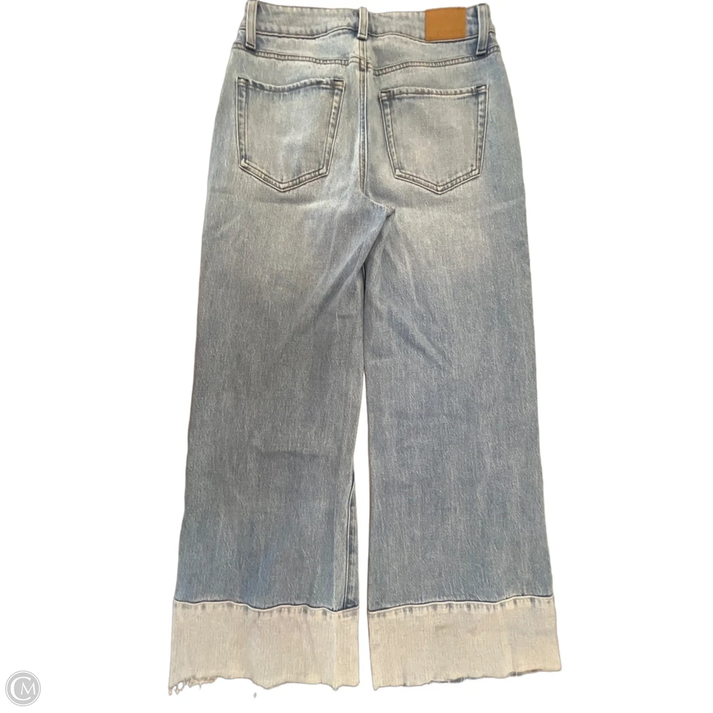 Jeans Wide Leg By Evereve In Blue Denim, Size: 4
