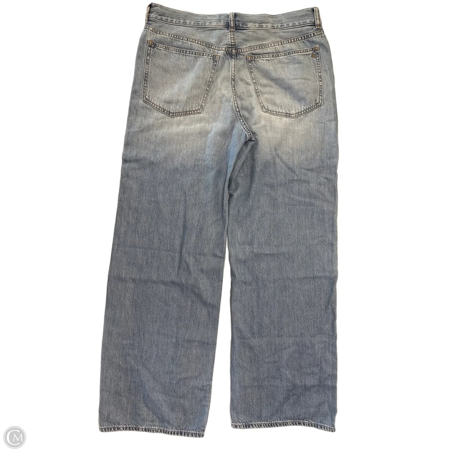 Jeans Wide Leg By Madewell In Blue Denim, Size: 8