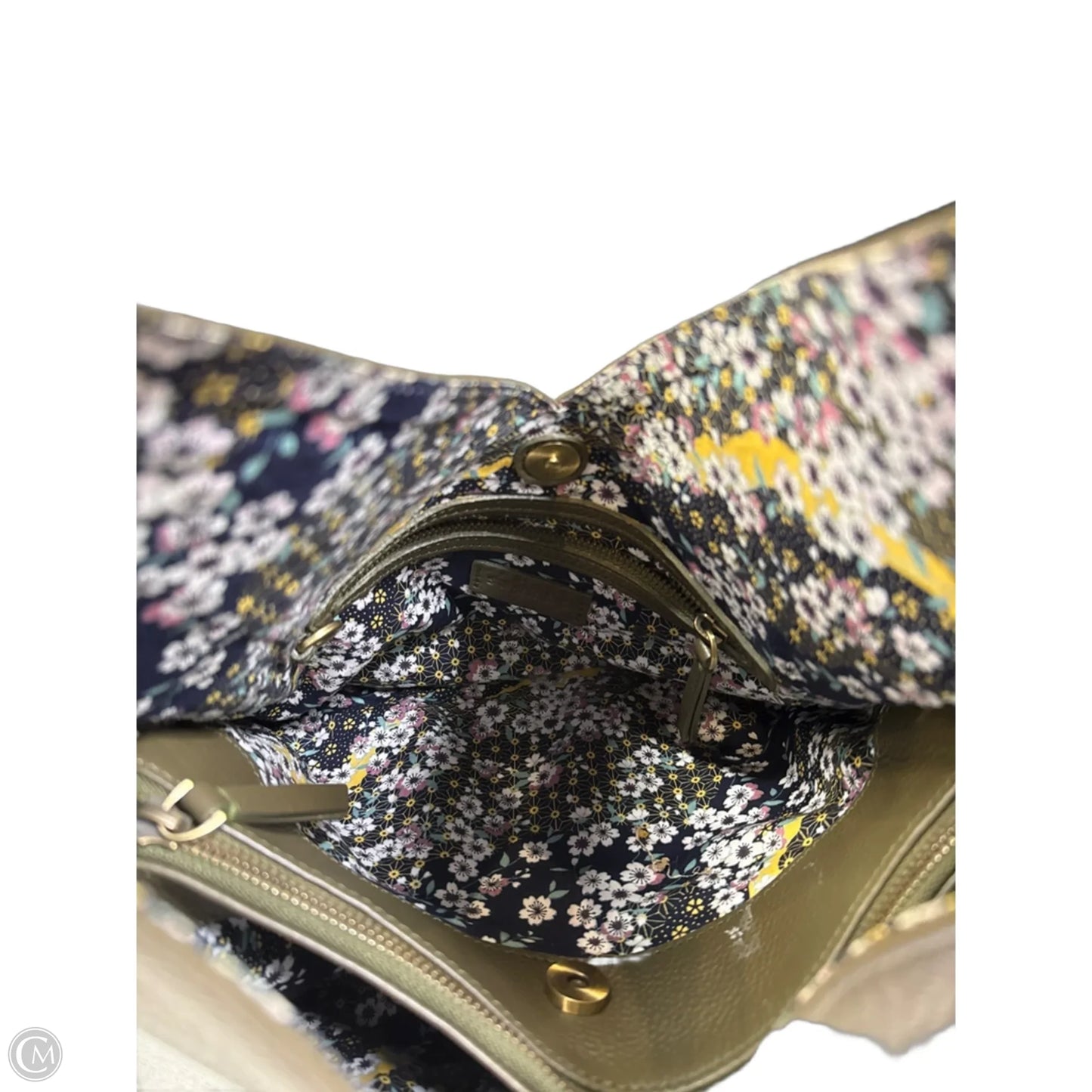 Handbag Leather By Cma, Size: Large