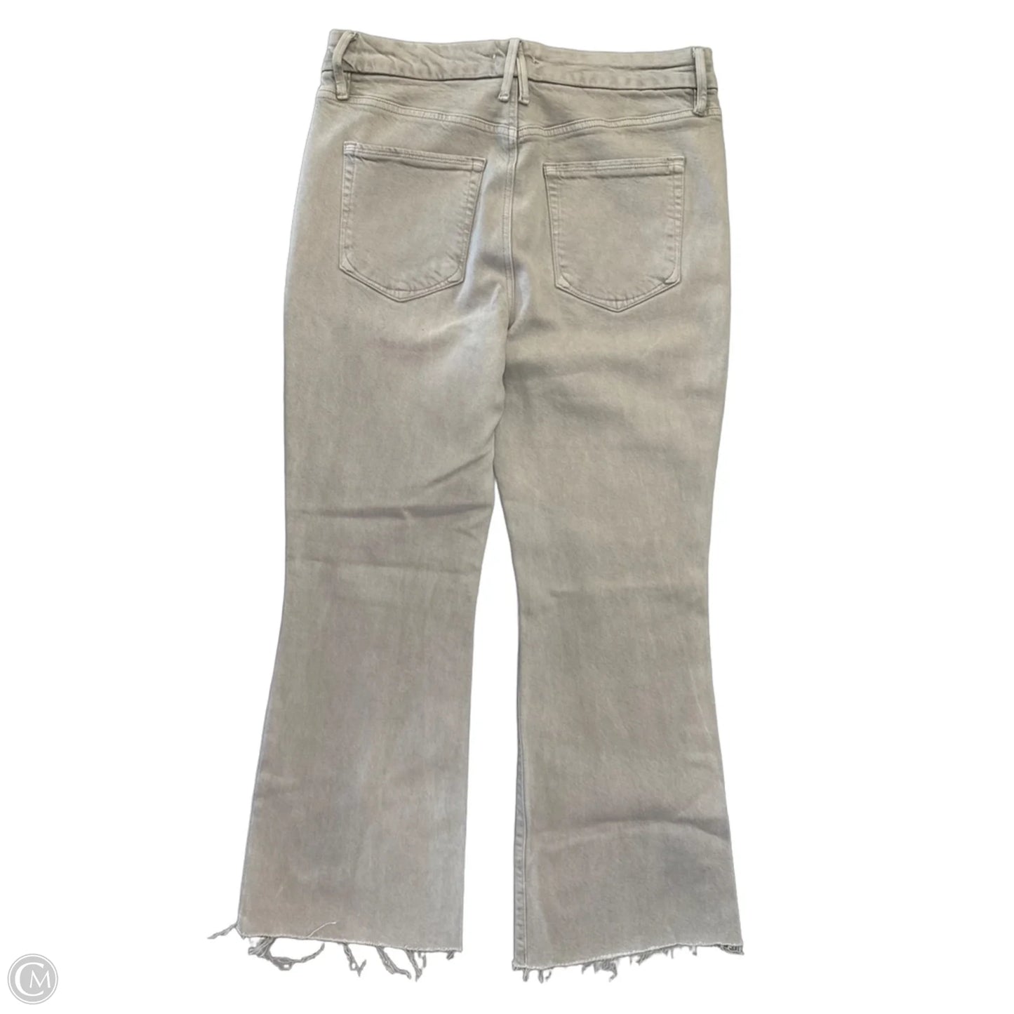Jeans Boot Cut By Good American In Grey Denim, Size: 12