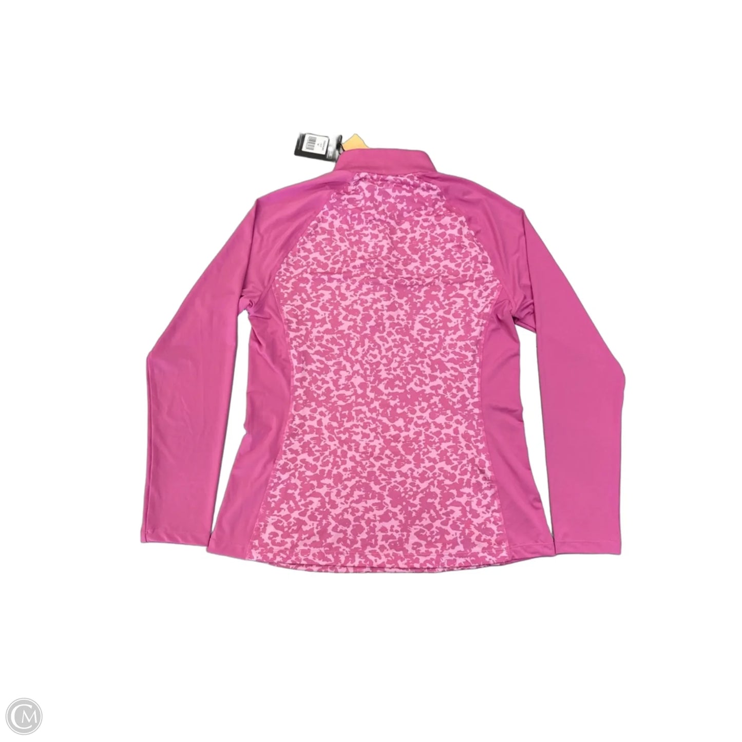 Athletic Top Long Sleeve Collar By Clothes Mentor In Pink, Size: M