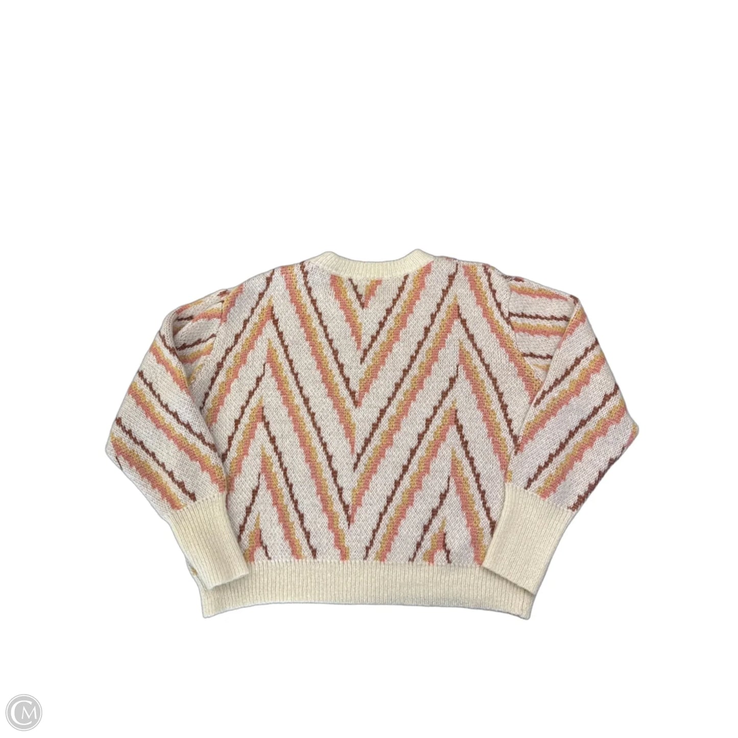 Sweater By &merci In Orange & Pink, Size: M