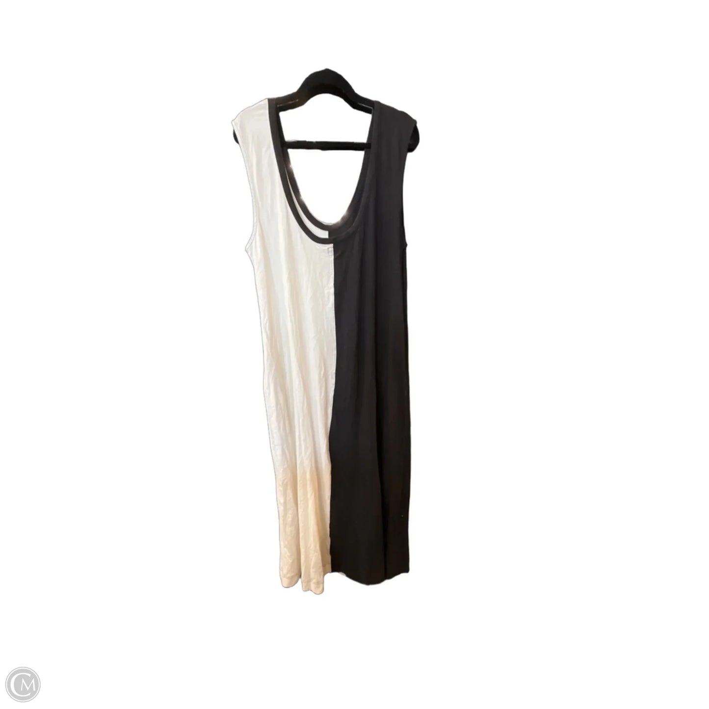 Dress Casual Maxi By Free People In Black & White, Size: Xl